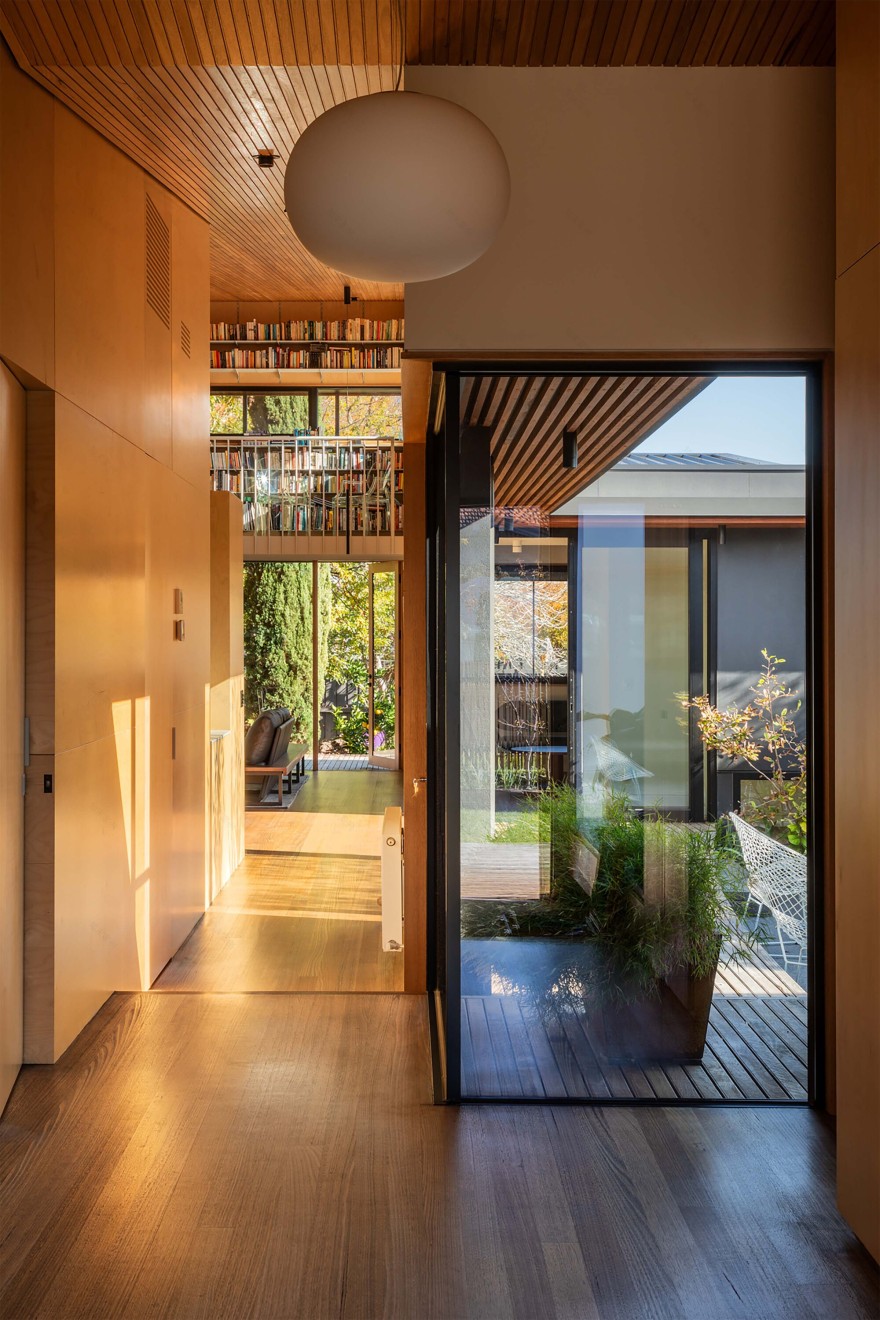 庭院和花园住宅丨澳大利亚墨尔本丨Delia Teschendorff Architecture-12