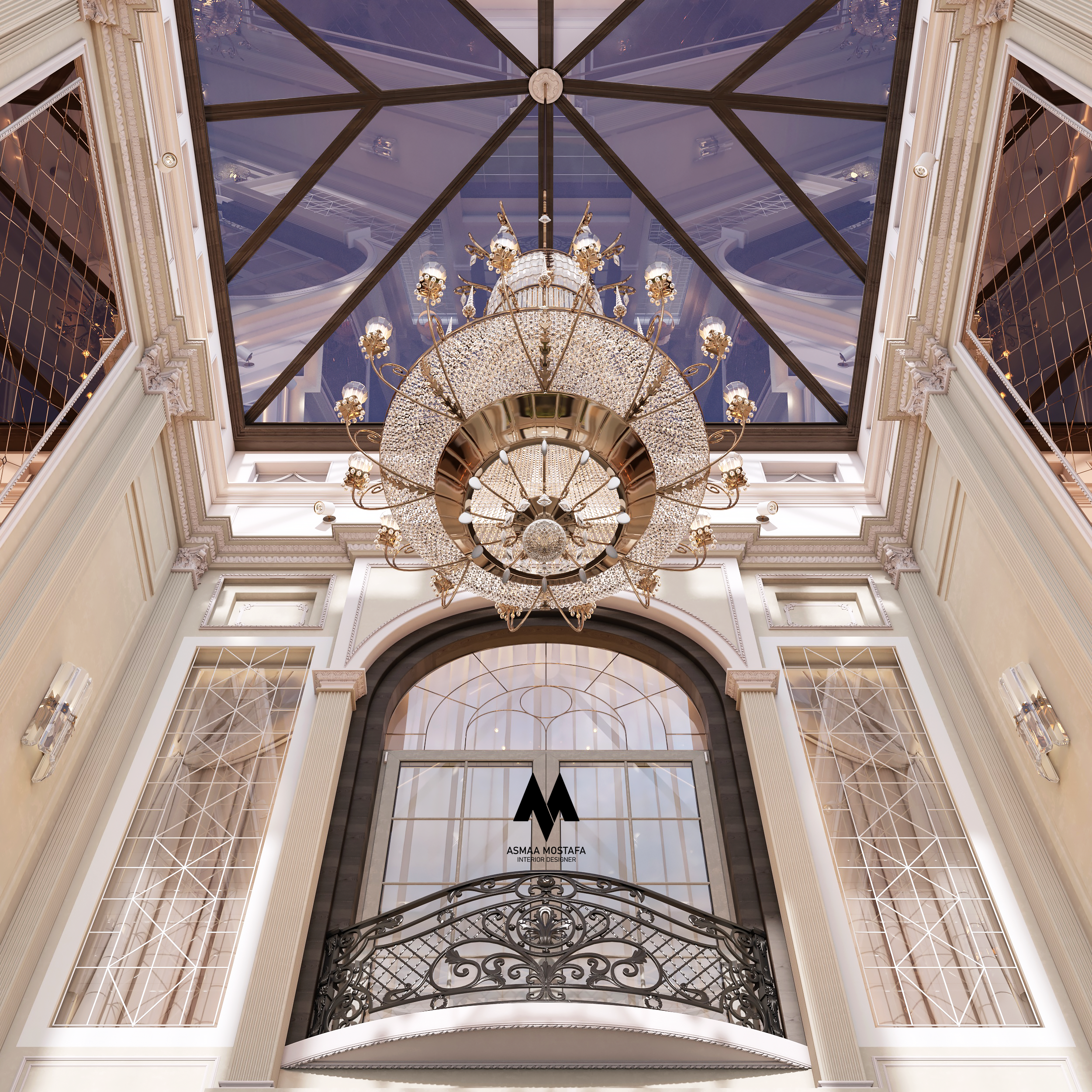 Villa 入口空间设计丨卡塔尔丨Asmaa Mostafa-7