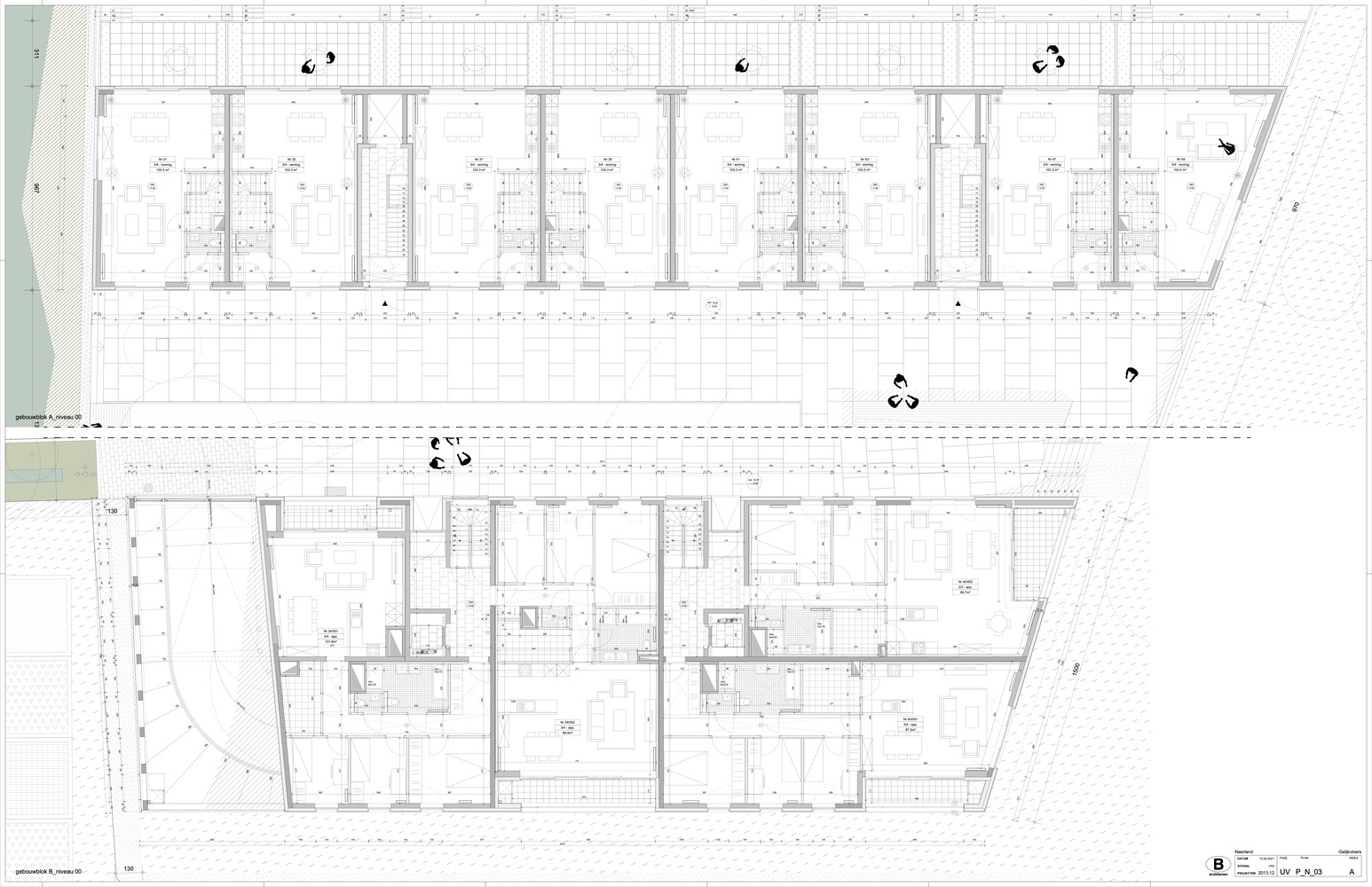 绿意盎然荷兰住宅设计丨比利时安特卫普丨Barchitecten-20