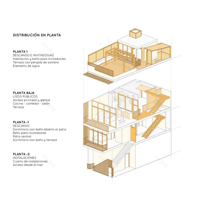 优雅简洁,海景交融 · 西班牙卡尔克斯项目的设计魅力丨勾勾手设计网-9