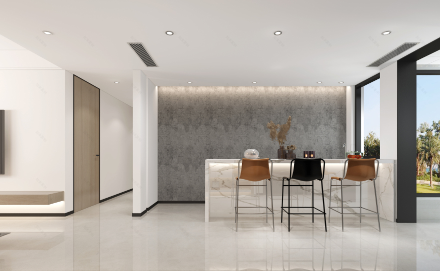 一楼带地下室的空间魔法 | 简与奢的完美融合-6