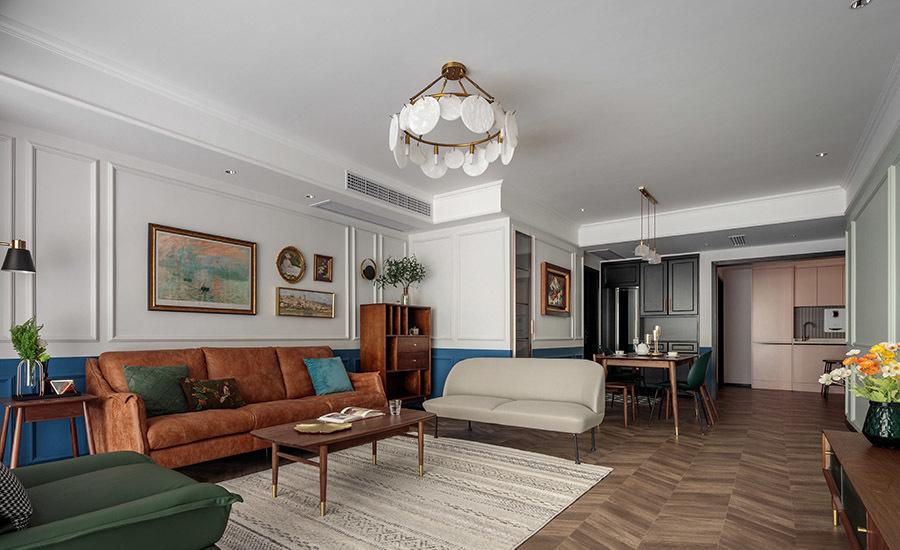 蓝调时光里的烟火  现代美式家居设计-10