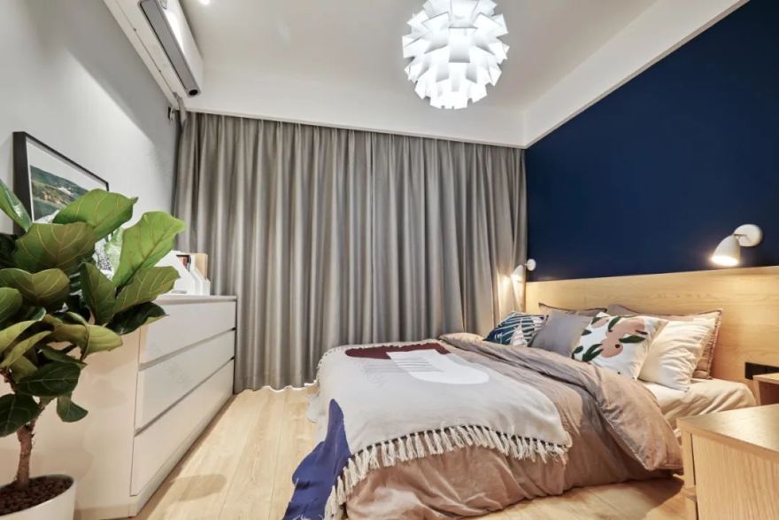 广州 78㎡原木风两居室婚房丨中国广州丨多乐士专业师傅-30