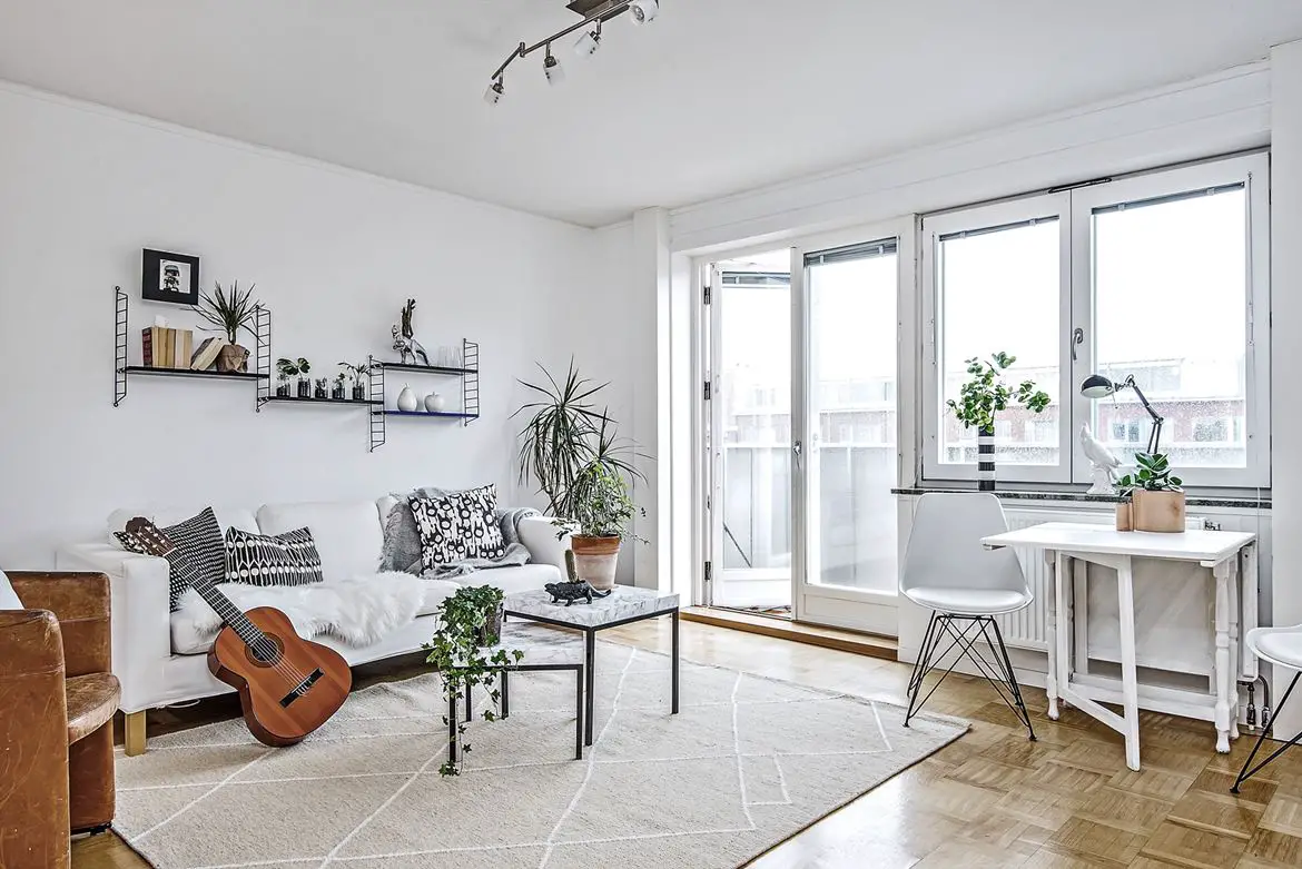 春日阳台休闲时光——45 平米小公寓的惬意设计-4