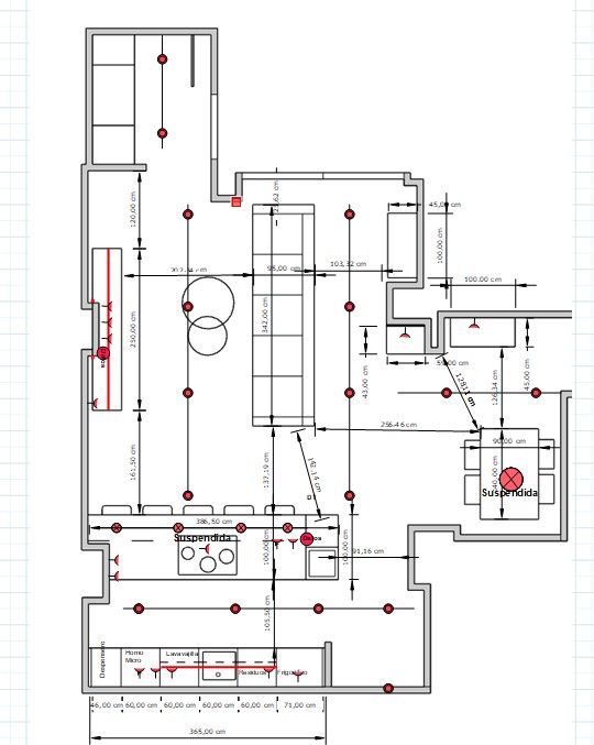 Diseño de cocina abierta a salón-1