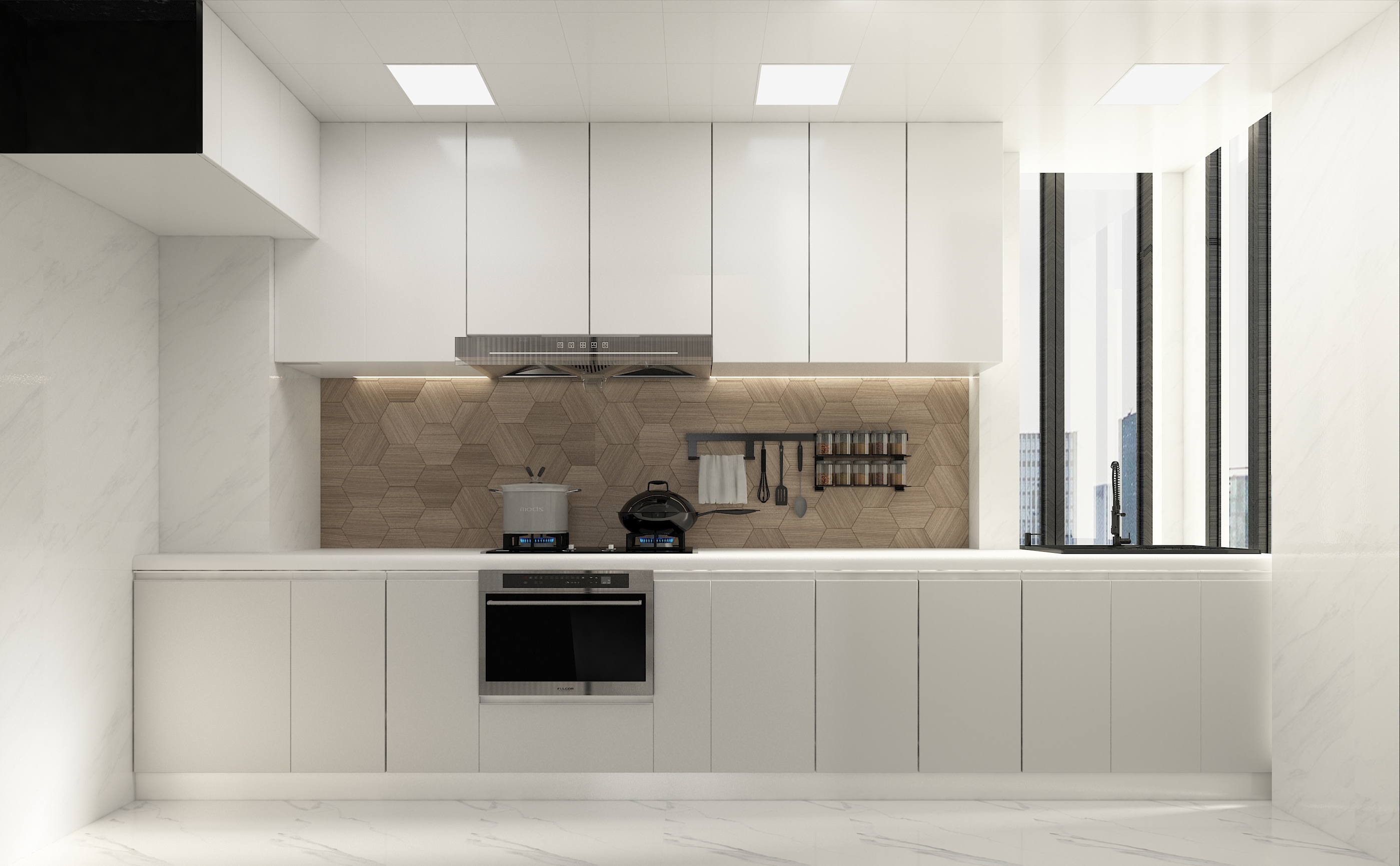 深圳口山设计：琳珠华庭极简原木风，气质拿捏死死的！-2