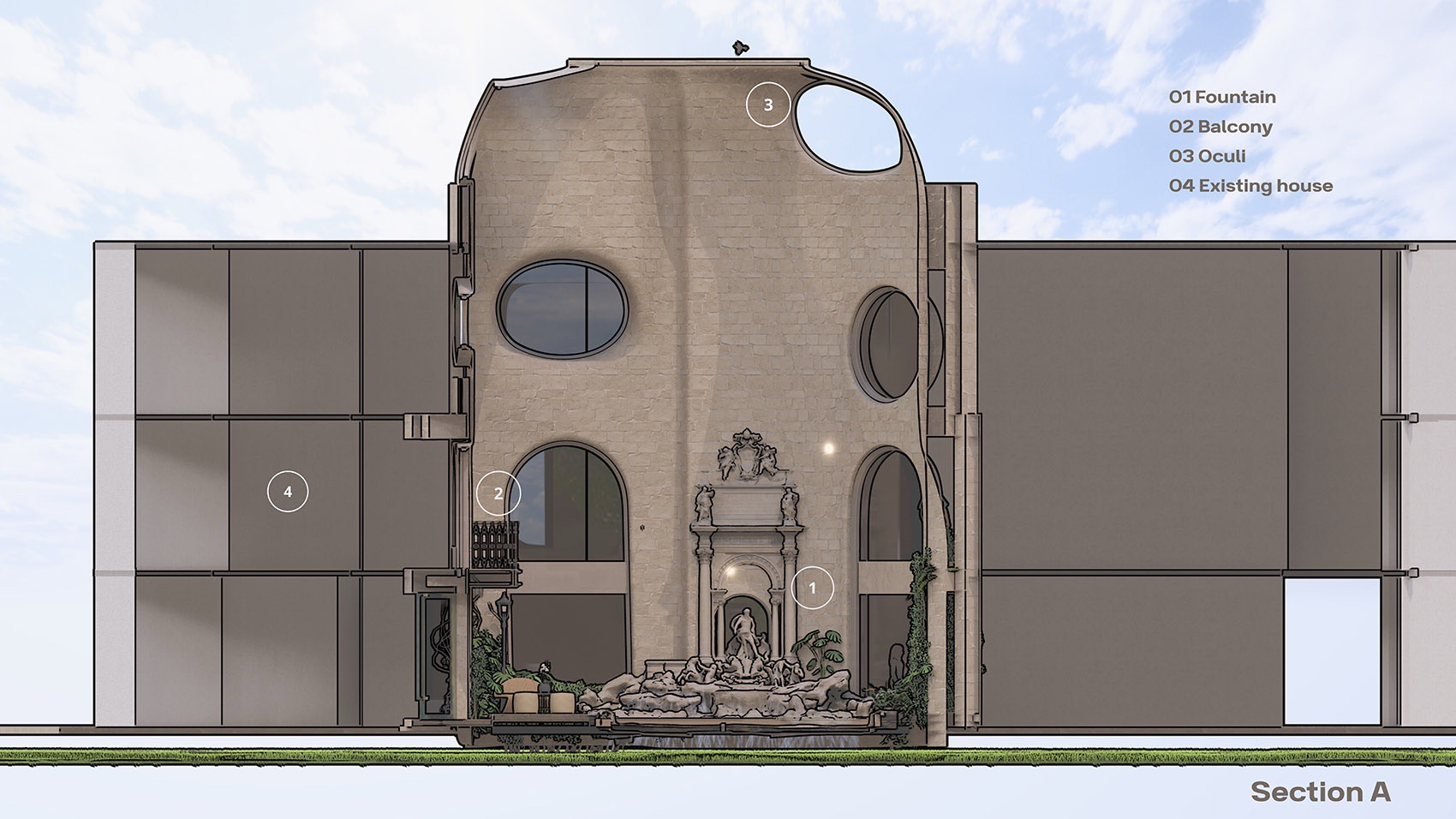 爱情之泉庭院丨印度新德里丨MOFA Studio-106