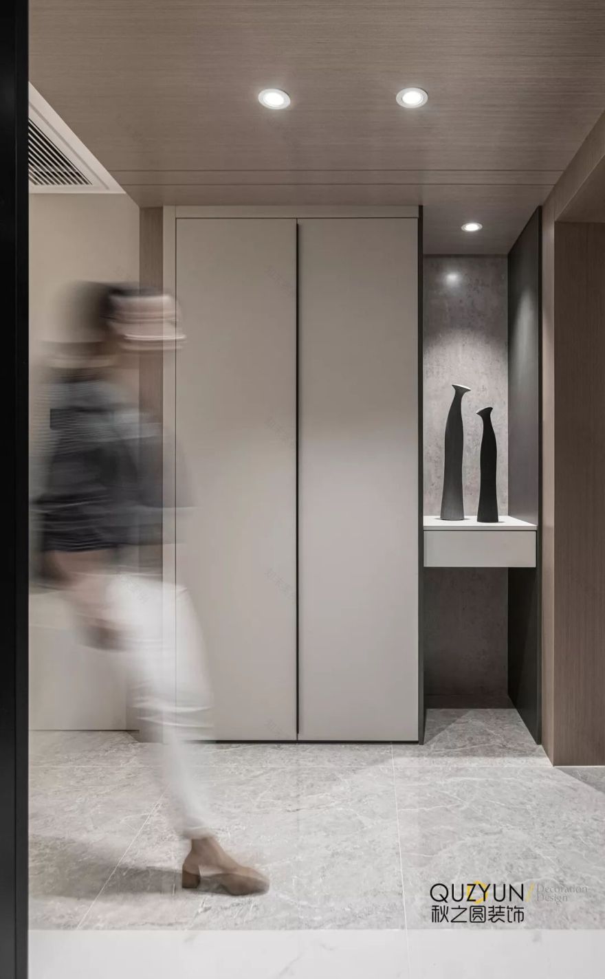 现代弘阳上城 130㎡家居设计,流动与静谧的完美融合-25