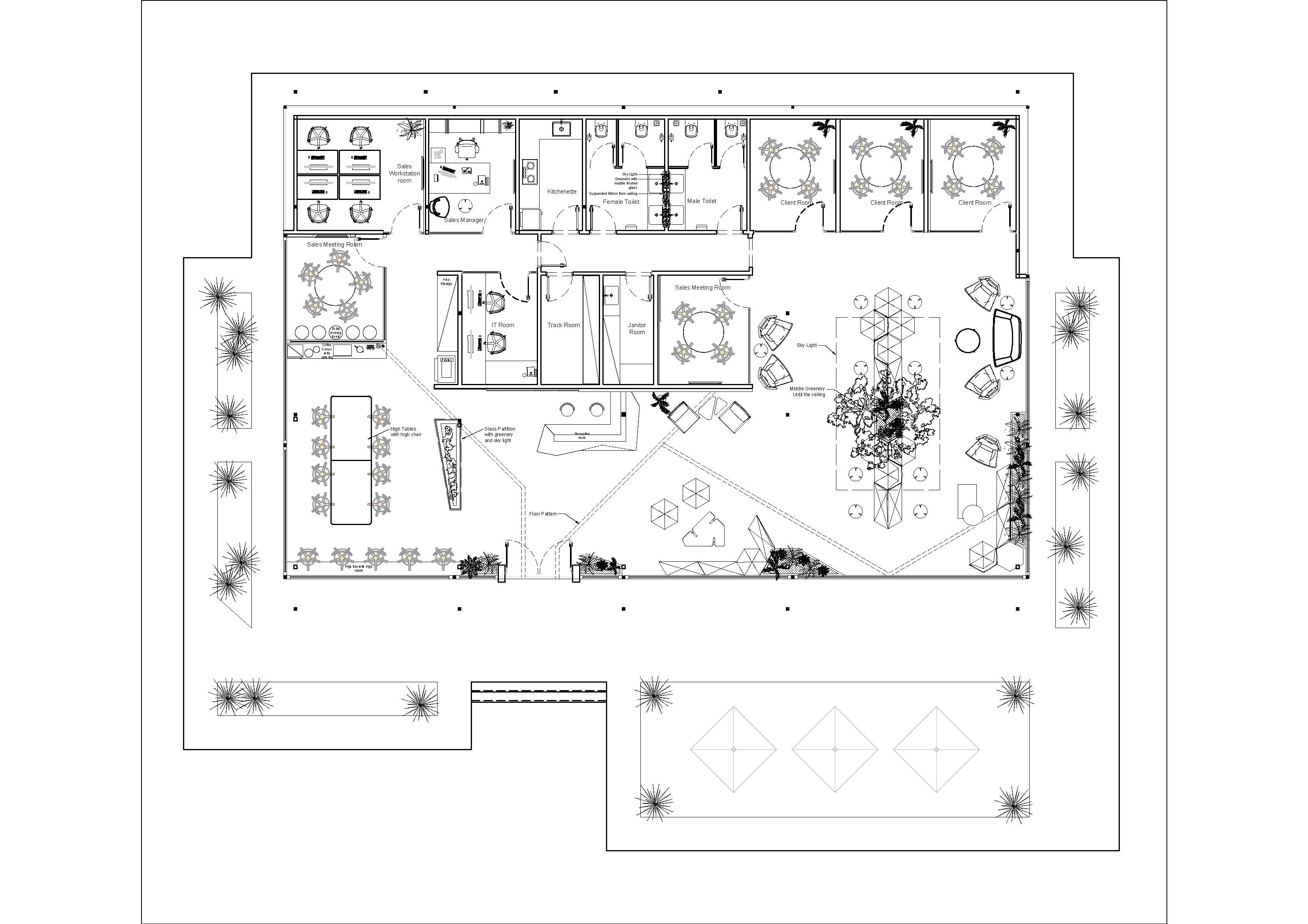 HYDE PARK SALE CENTRE 建筑与室内设计丨MHDH  MONA HUSSEIN DESIGN HOUSE-23