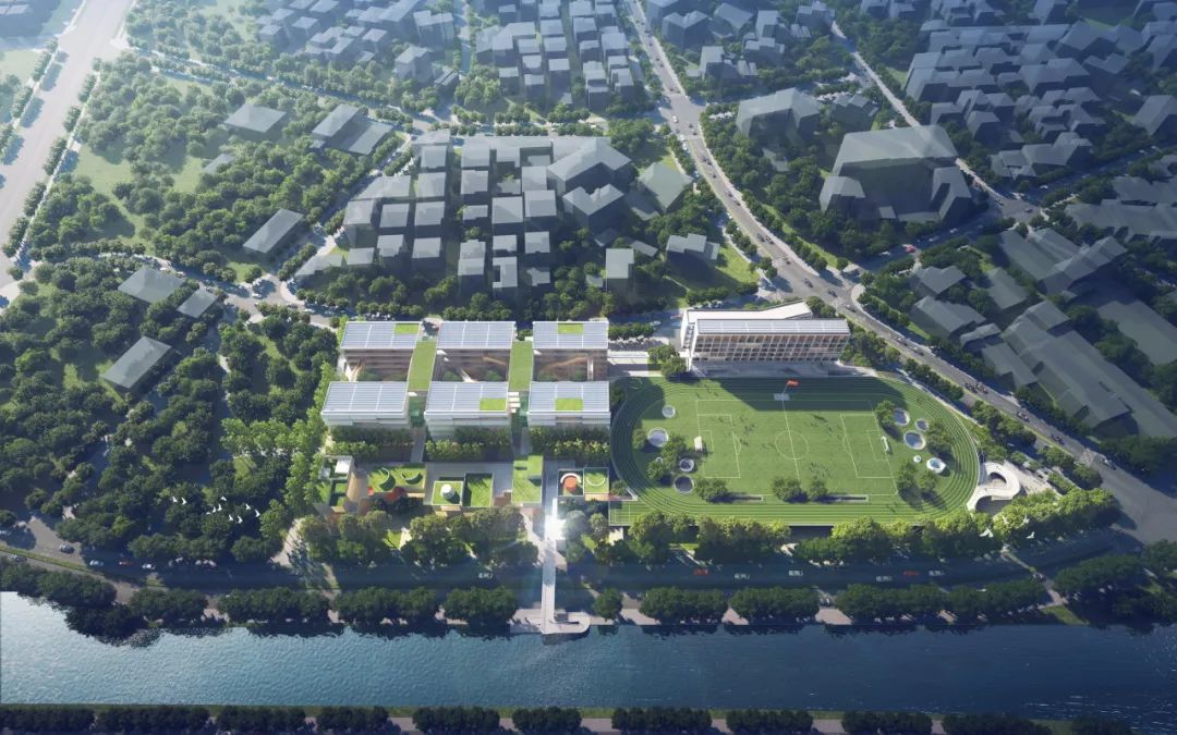 深圳松岗街道松岗商业中心城市更新九年一贯制学校项目丨中国深圳丨立方设计-3