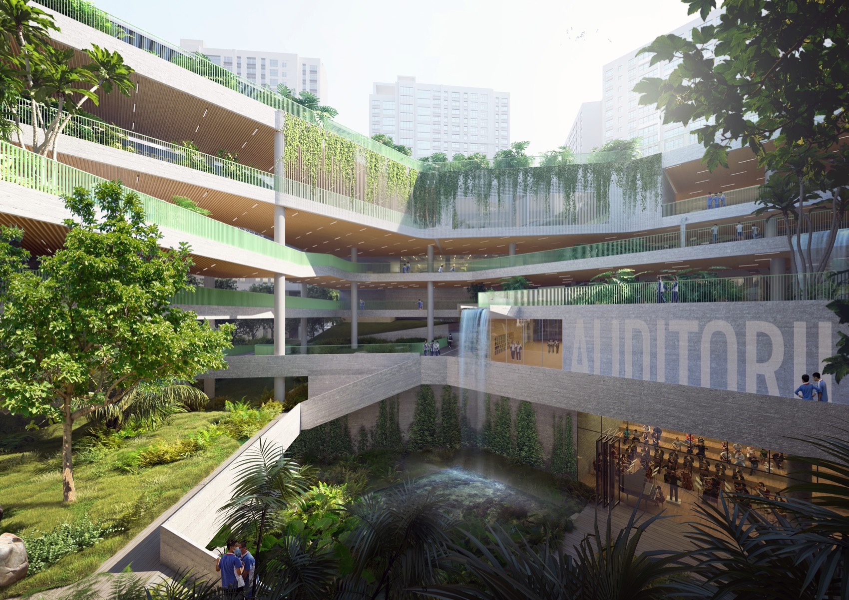 深圳高新中学改扩建设计丨中国深圳丨临界工作室-42