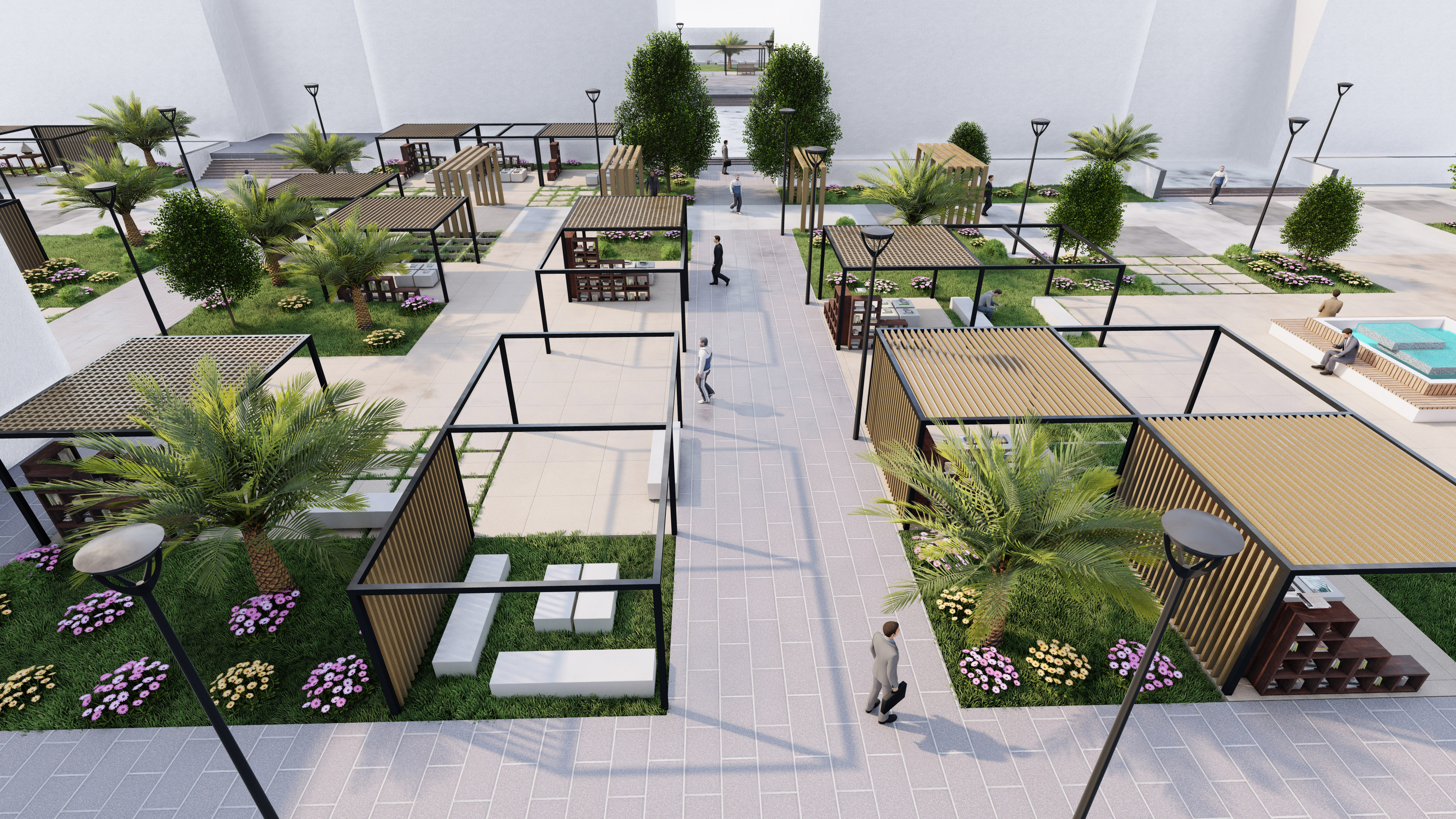 中央财经大学校园景观改造-7