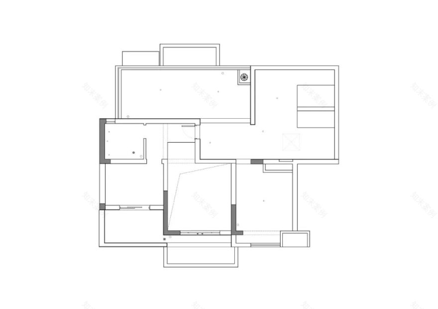 水泥漆+原木,感受极简的温度 | 吾索设计-61