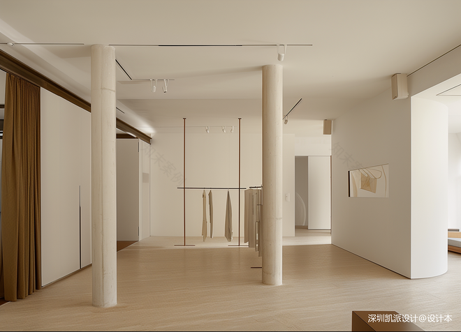 65万元商业展示450平米装修案例·高级感的服装空间设计-29