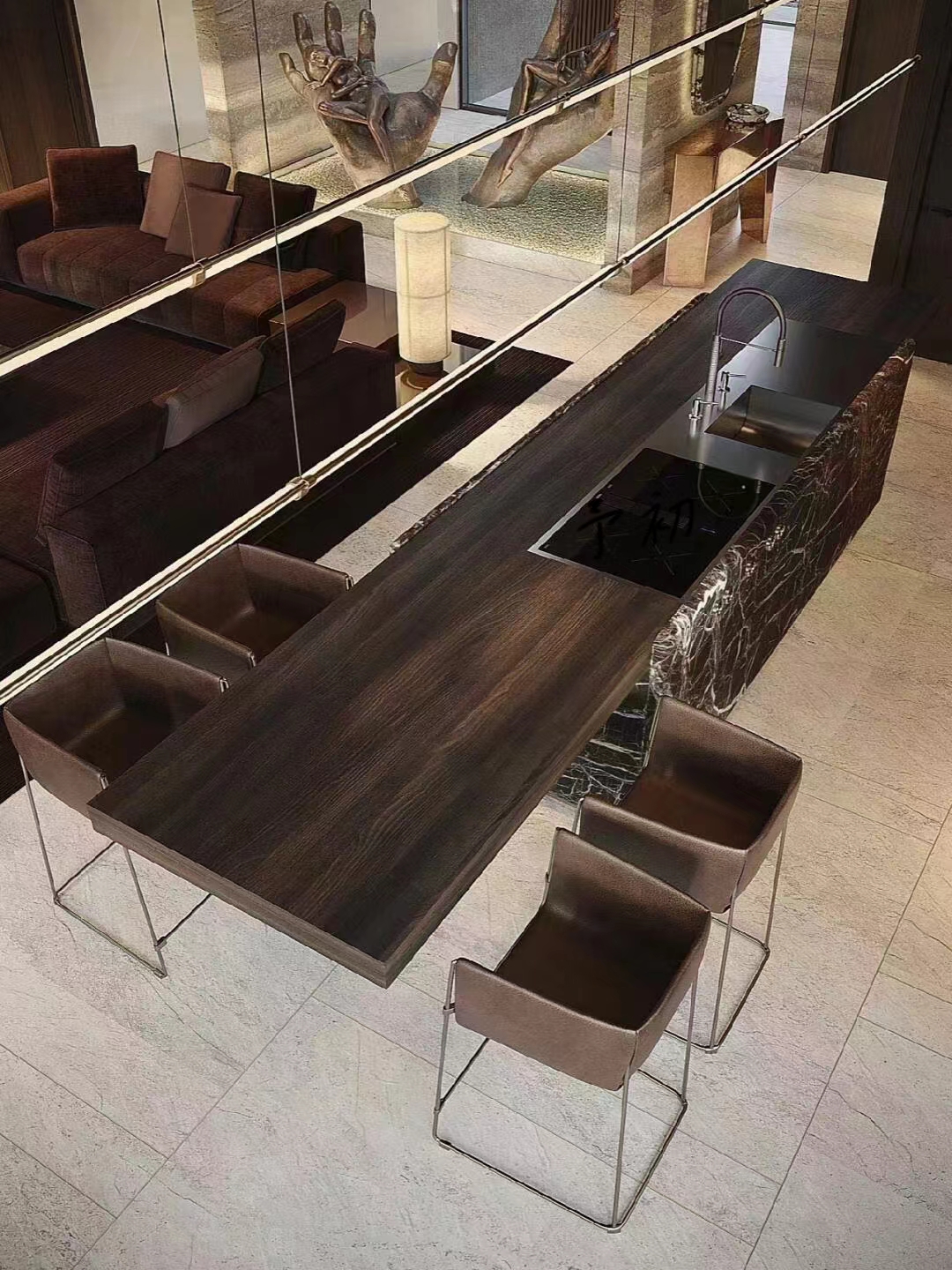 别墅岛台设计 -6