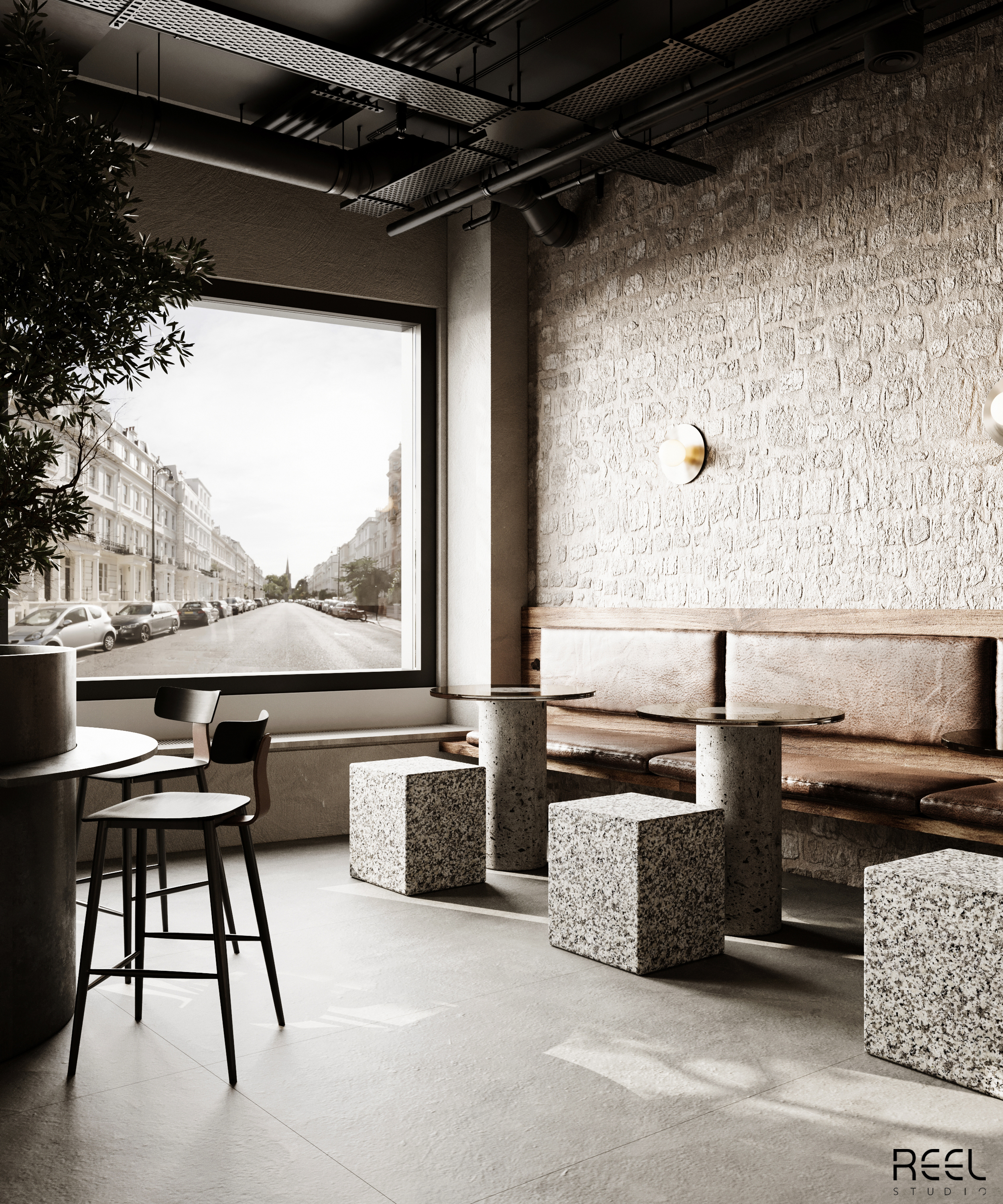Industrial Cafe Design-5