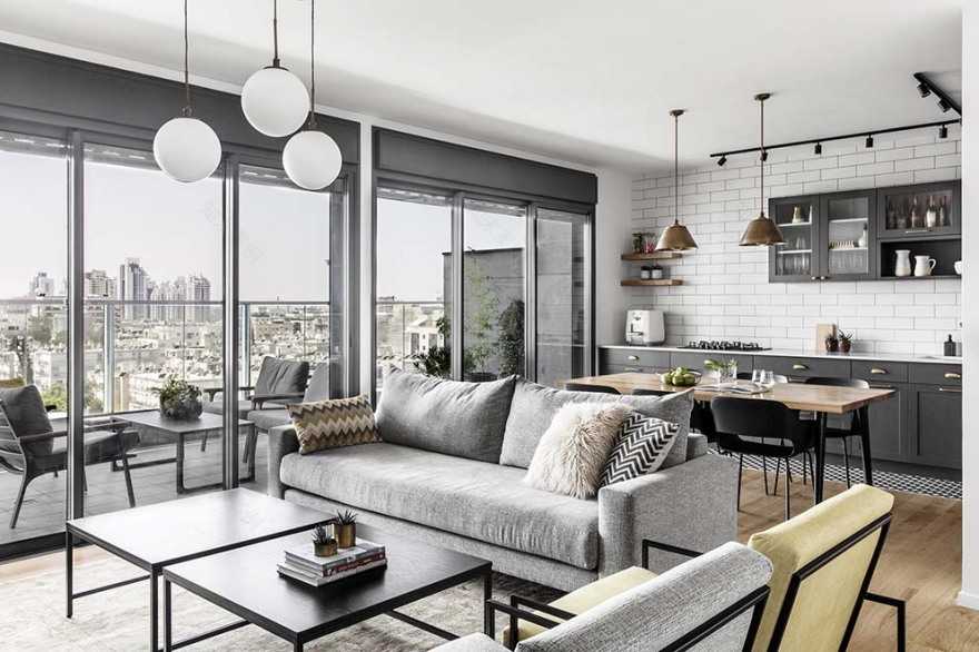 诺莉特和托马尔在霍隆的家丨以色列霍隆丨什洛米特·格利克斯-4