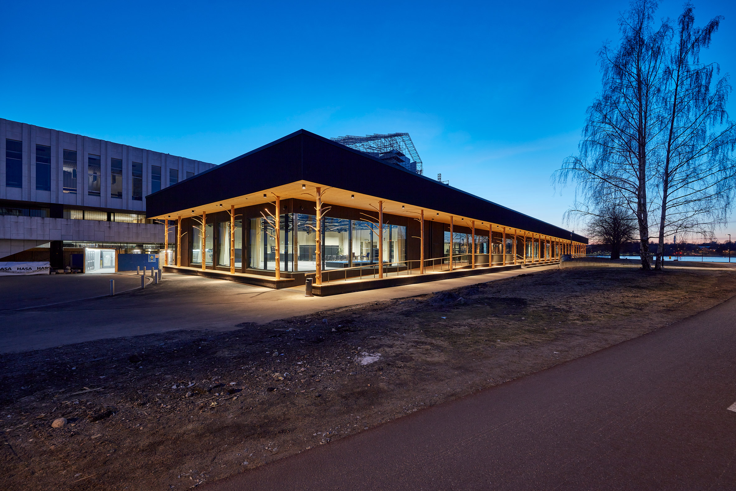 赫尔辛基“小芬兰”临时会议中心——以森林为灵感,展现芬兰国家特质-7