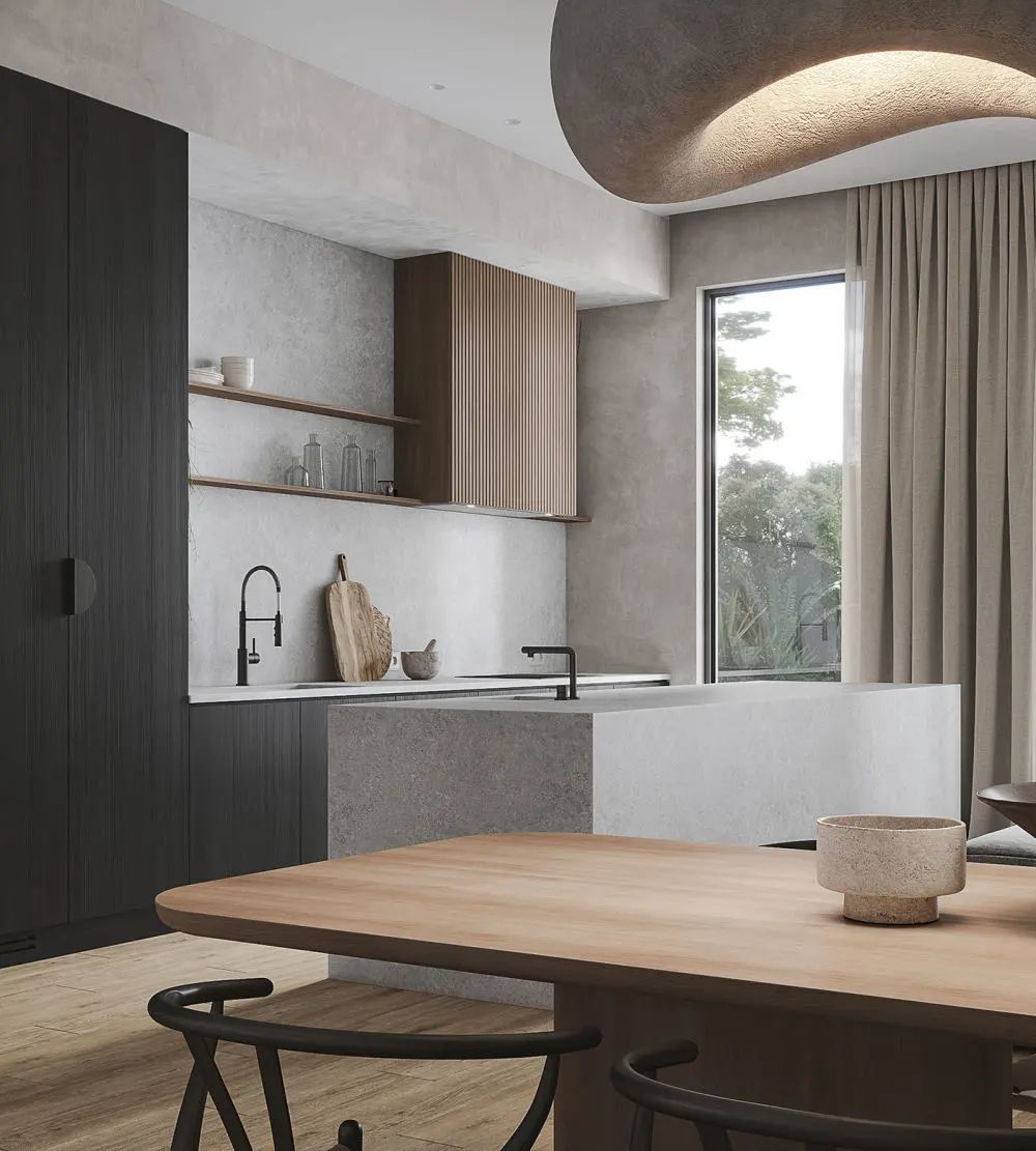 以色列侘寂住宅空间-1