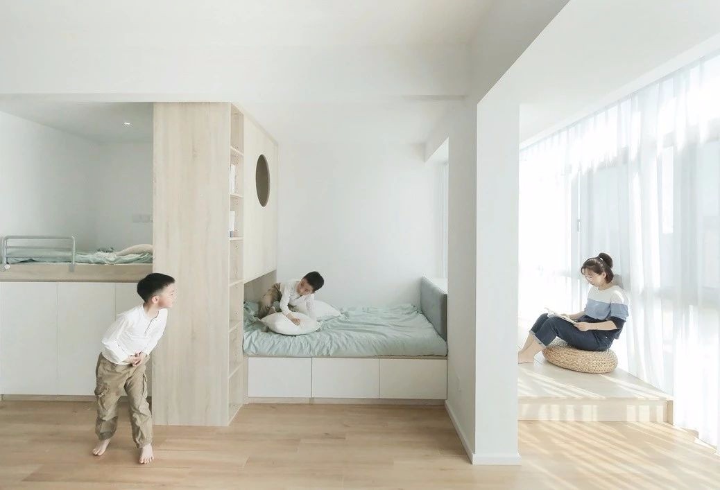 59 平米极致收纳,四口之家舒适生活-1