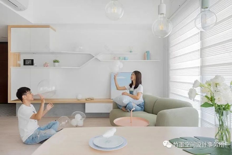 北欧风家居设计,色彩与甜蜜的梦幻之旅-67