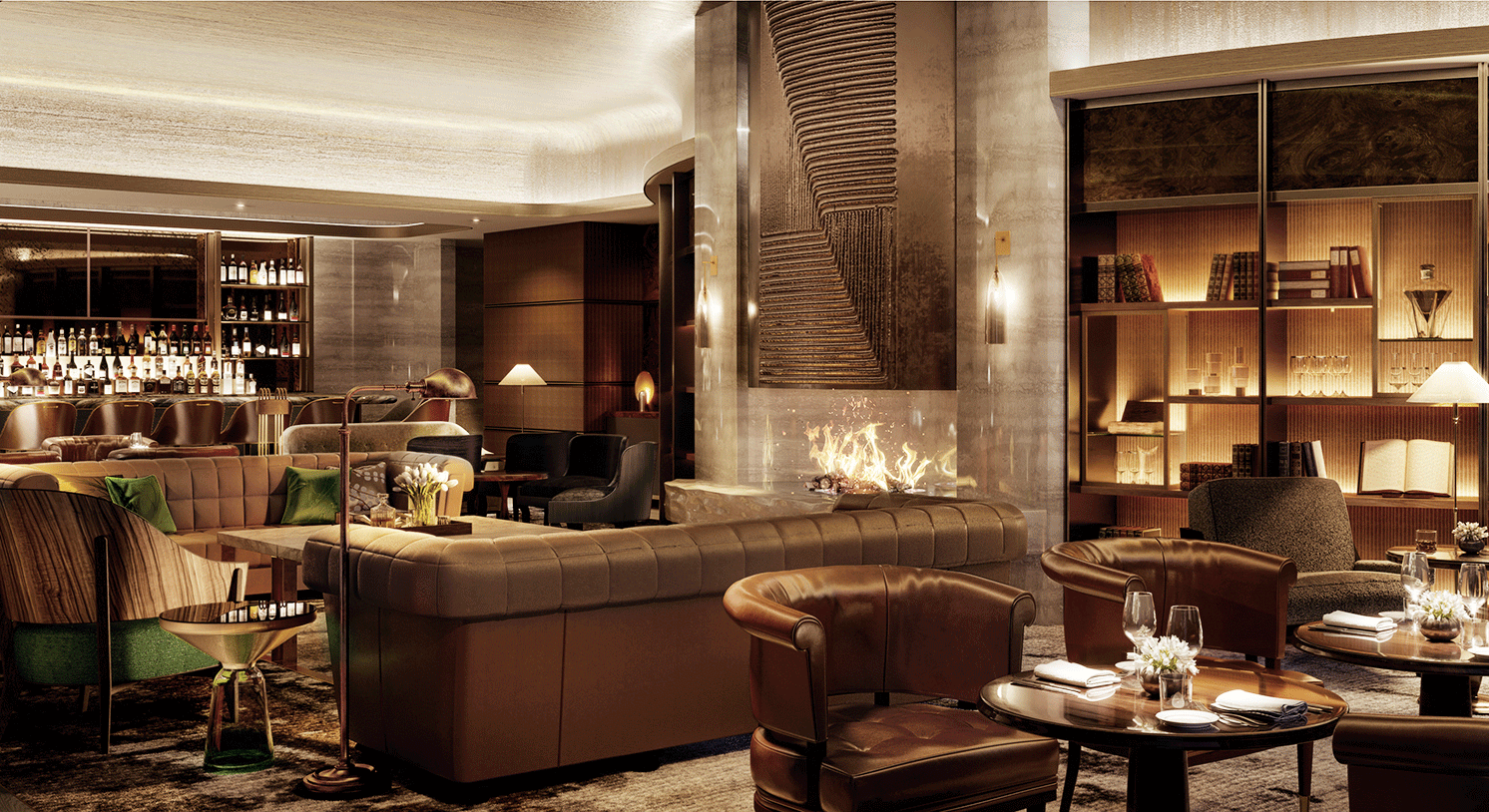 Wine Spectator餐厅及私人葡萄酒俱乐部丨巴林哈德丨THOM ORTIZ DESIGN LLC与Rockwellgroup-19