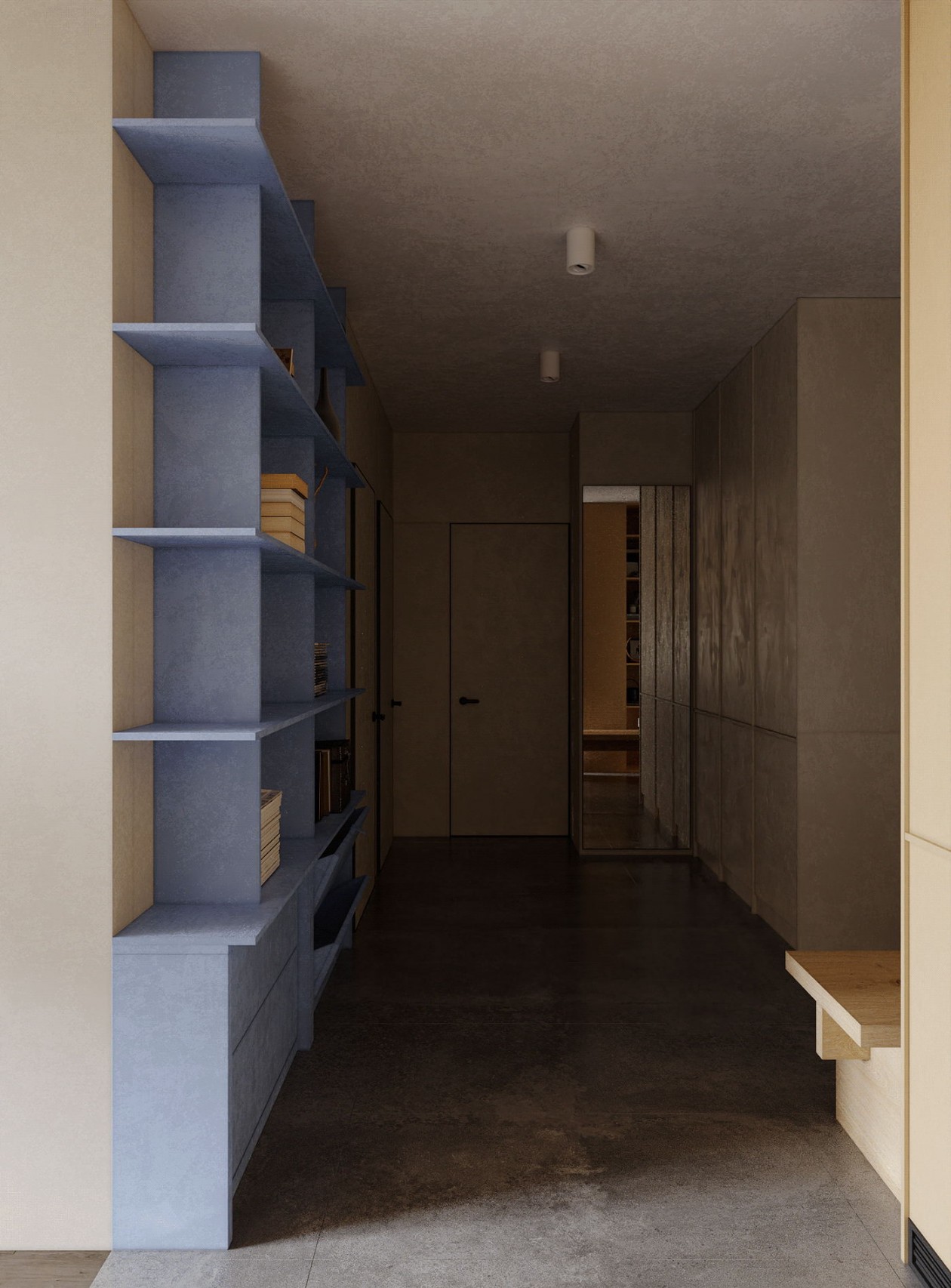 乌克兰70㎡ 浅色系空间设计 温柔极了！-3