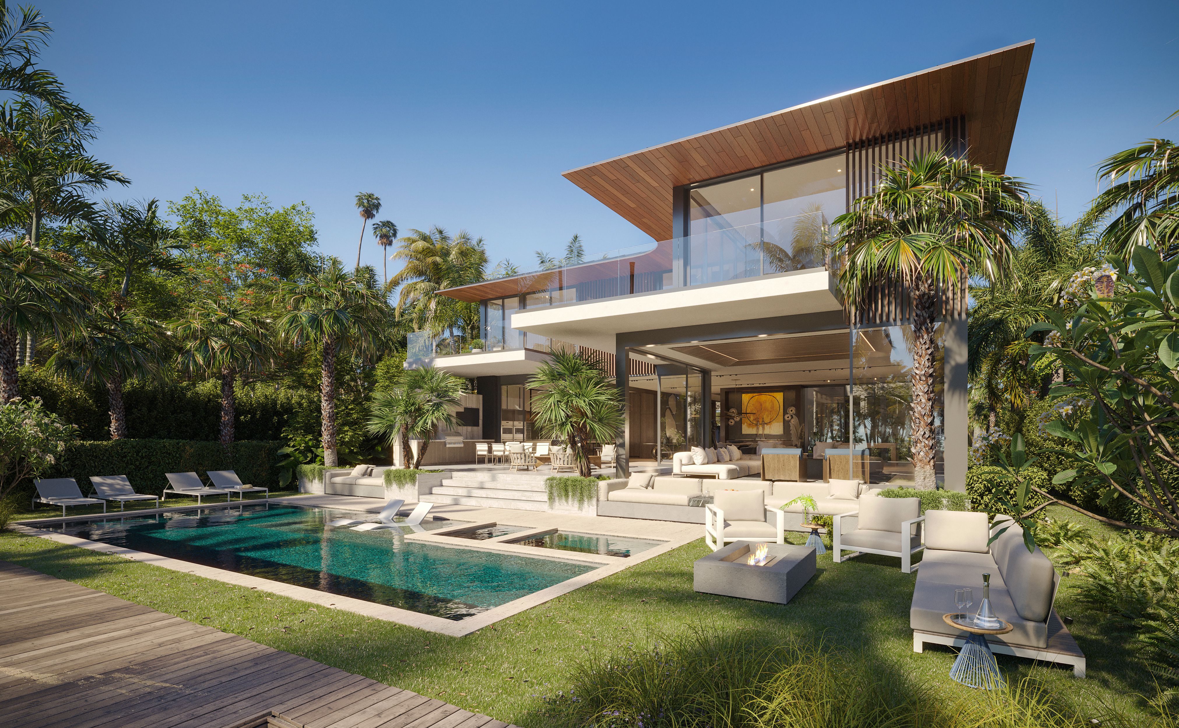 日落岛住宅区丨美国迈阿密丨Thamann Architecture-12