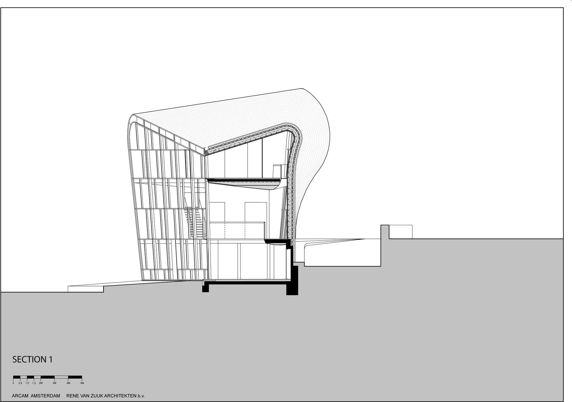 阿姆斯特丹建筑中心 · 创意折叠式立面设计-35