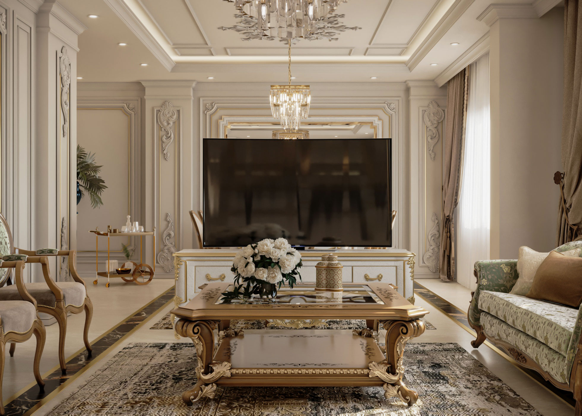 接待设计经典风格丨埃及丨Archtonica 设计工作室-8