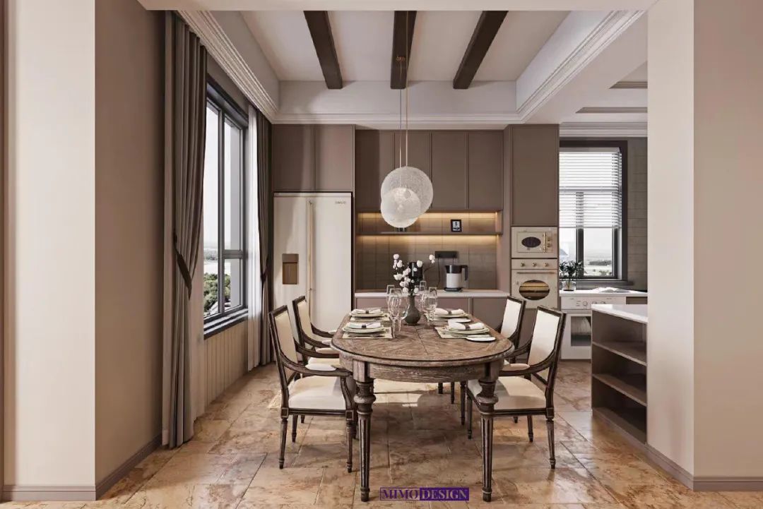 美拉德复古美式风住宅设计-24