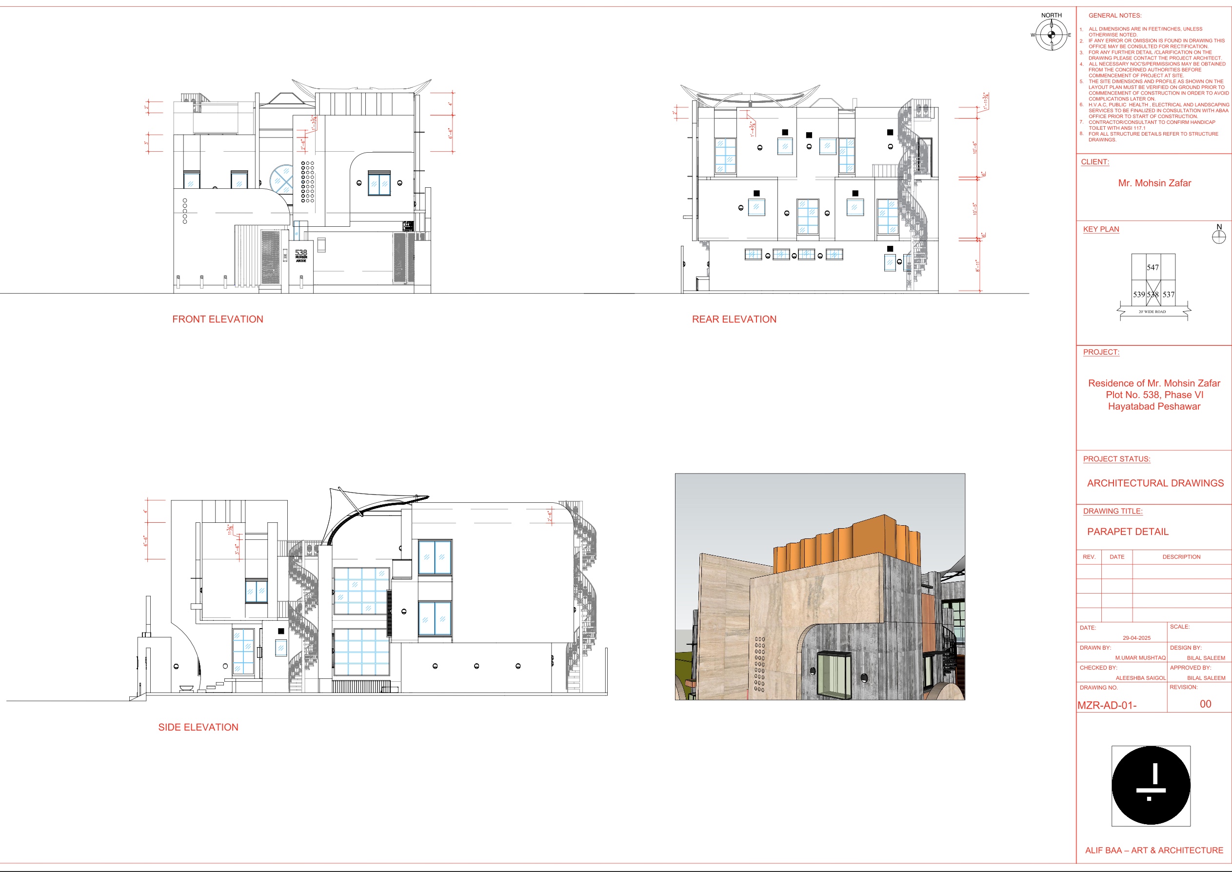 Split House Residence | Freelance Project-11