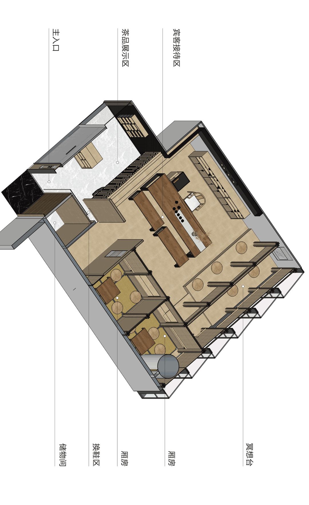 茶心安处，极简禅韵的品茶空间 | 至少是设计-6