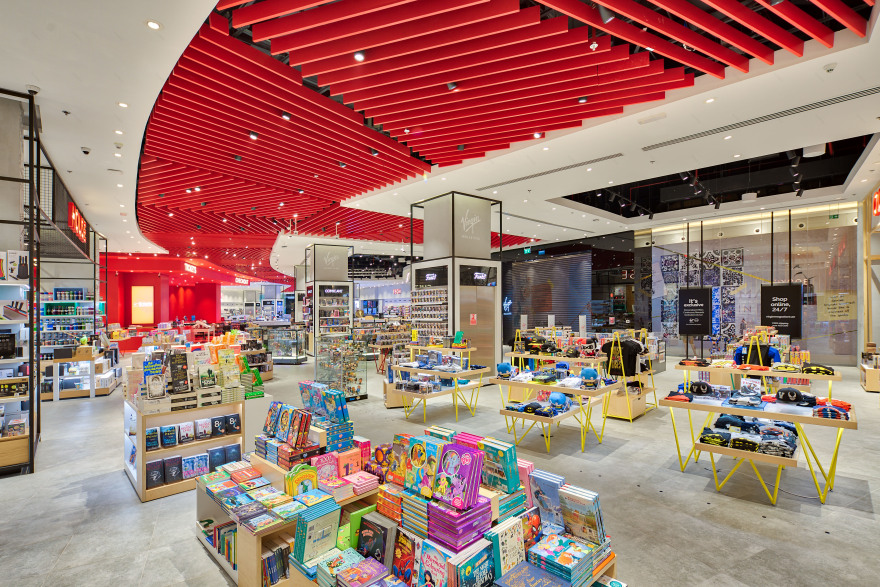 迪拜购物中心 Virgin Megastore 旗舰店,城市活力融入设计-10