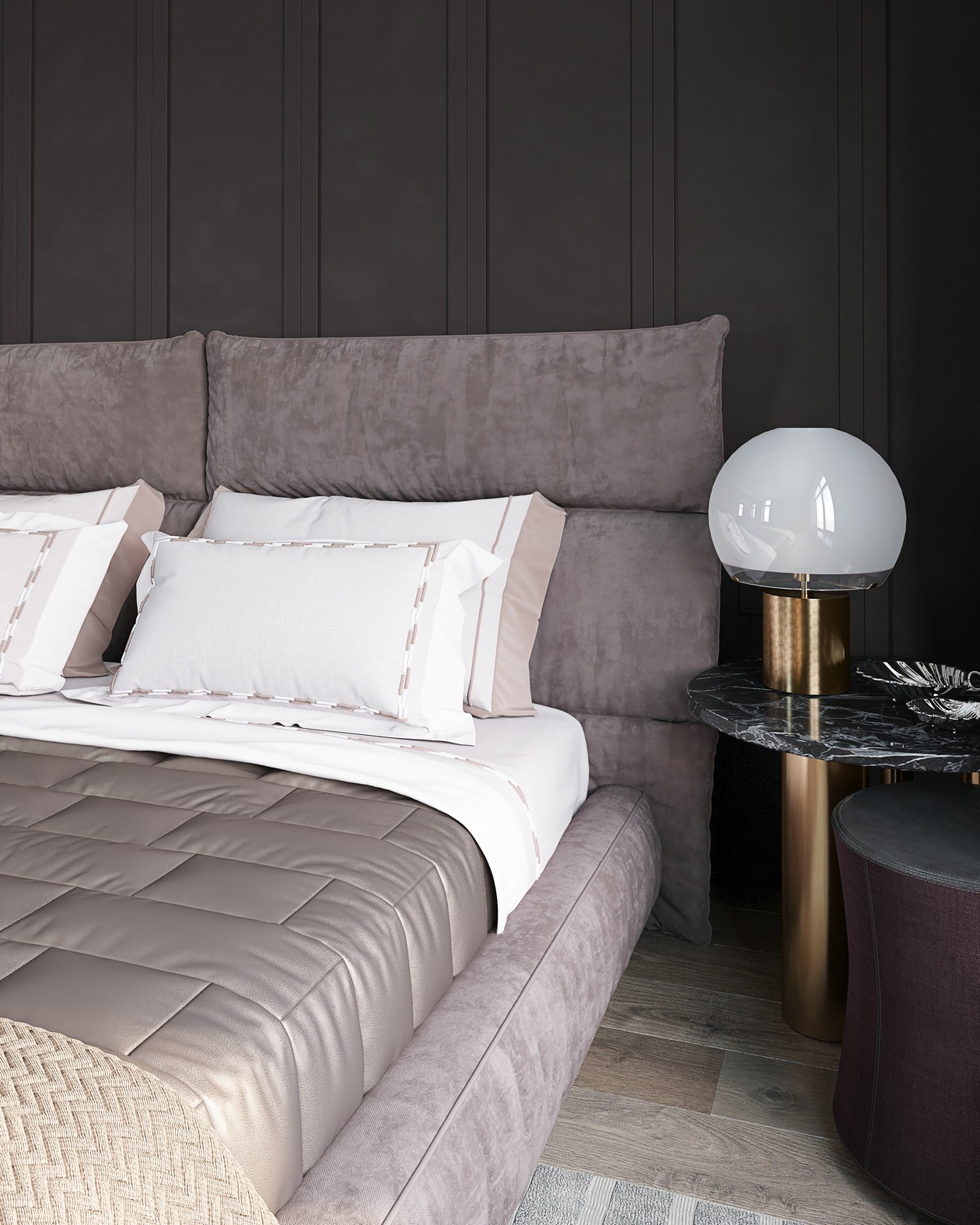 现代质感的魅力 -- 乌克兰基辅公寓设计-14