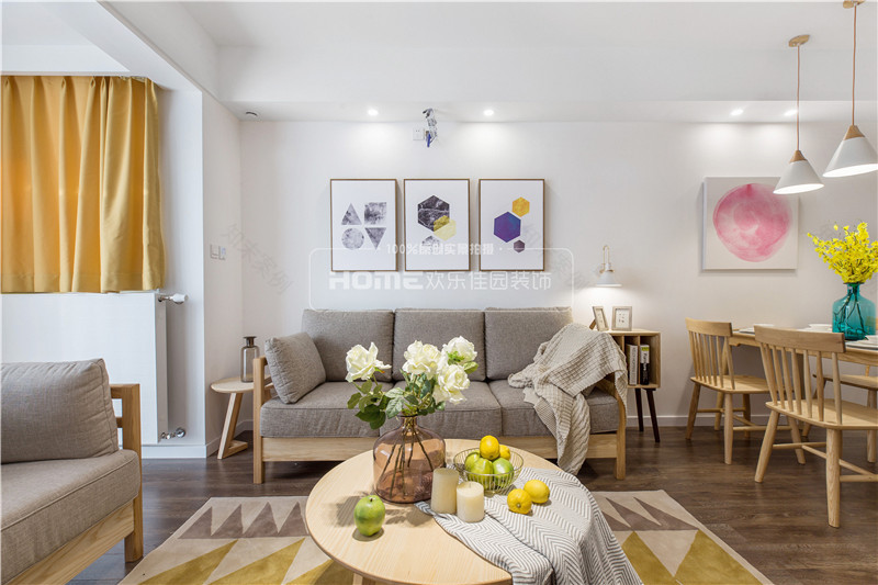 都会路苑北欧风空间,原木与素水泥的层次美学-76