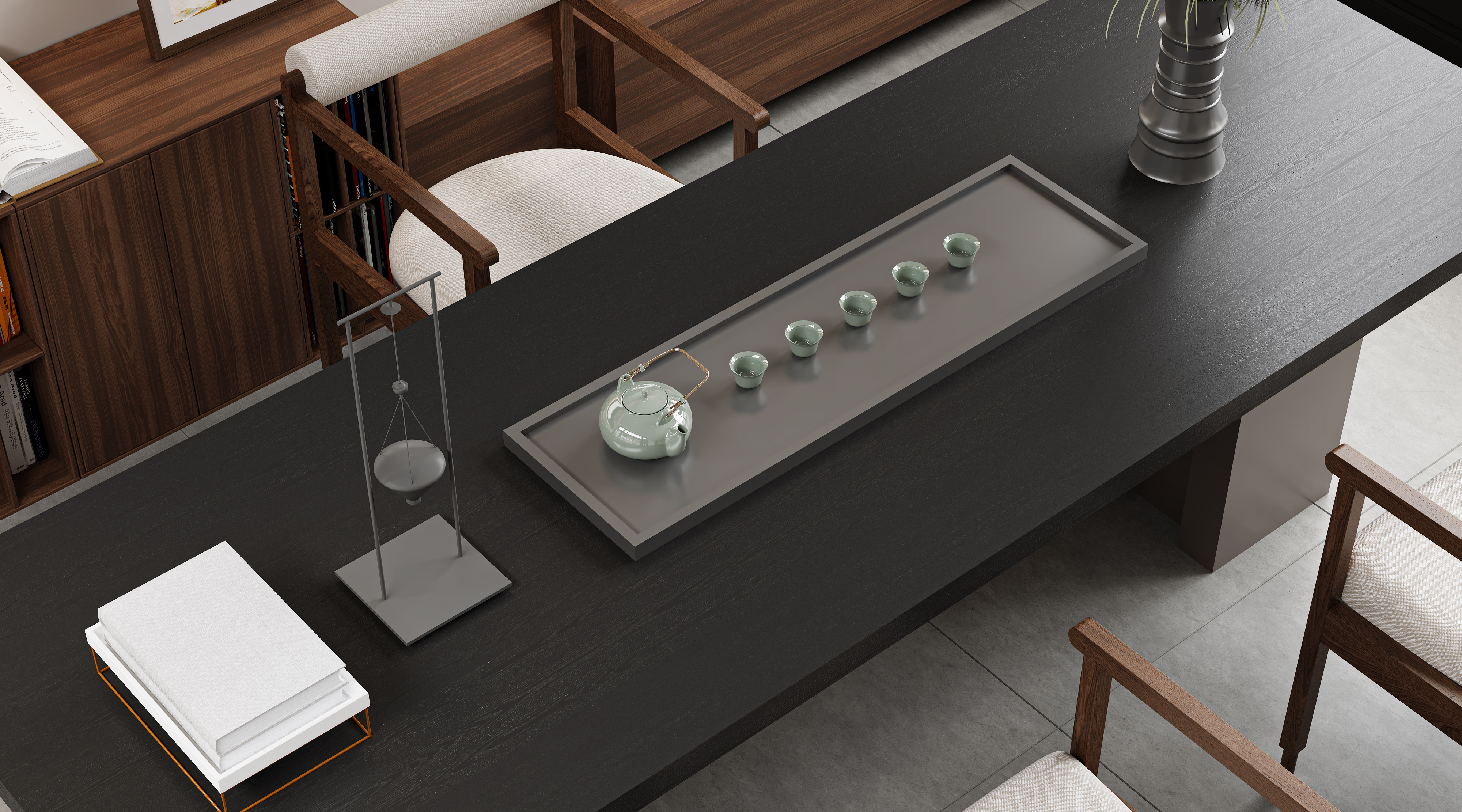 中式建筑样板房漫游动画展示-14