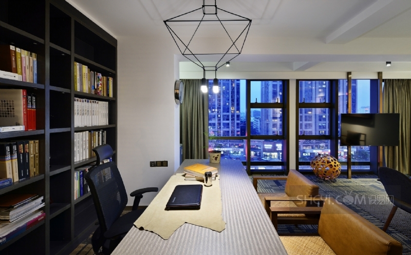 广电兰亭珑府四居室简约风格装修设计-13