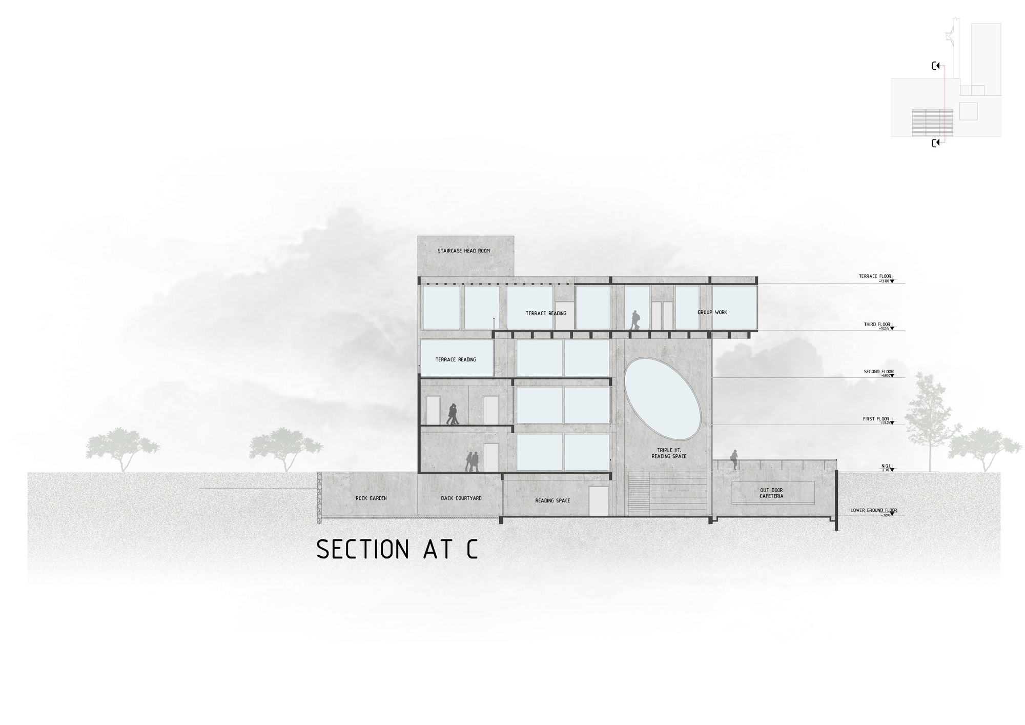 Wo·sen University 图书馆丨印度丨Designhaaus Solutions-44