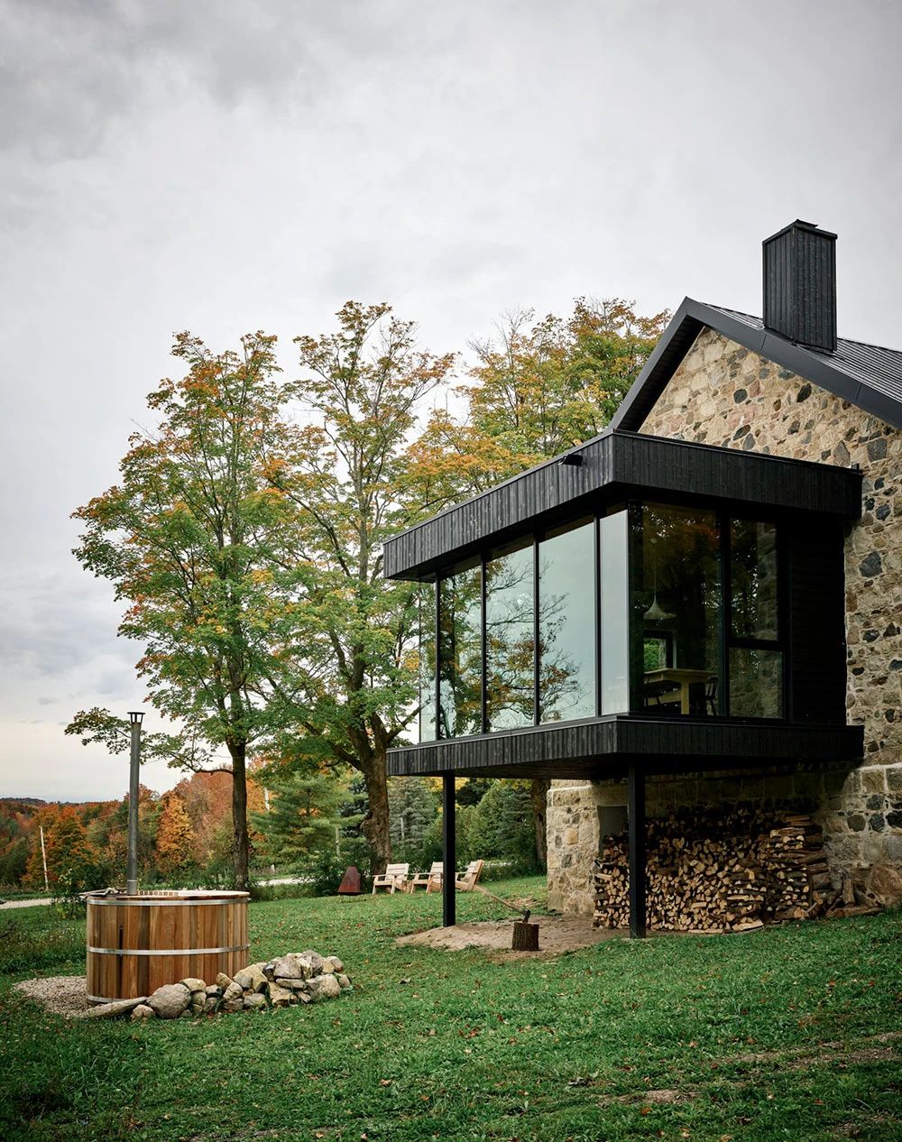 现代乡村风度假屋丨加拿大丨Thisistom-63