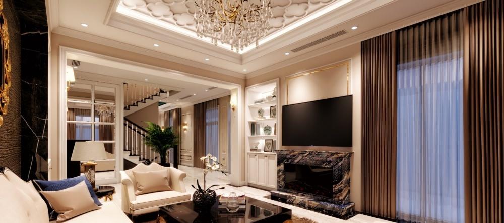 越南海防市 VINHOME 别墅 | 酒窖、影音室打造高品质家庭娱乐空间-2