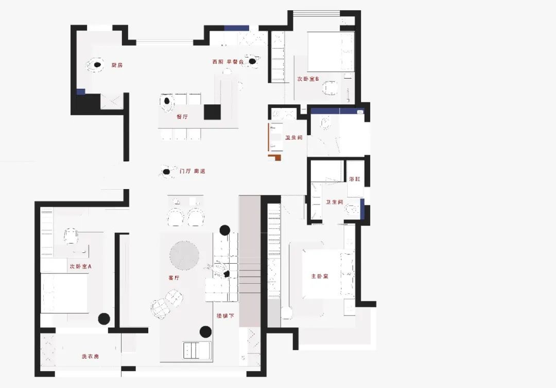 现代简约住宅设计丨本白设计-98