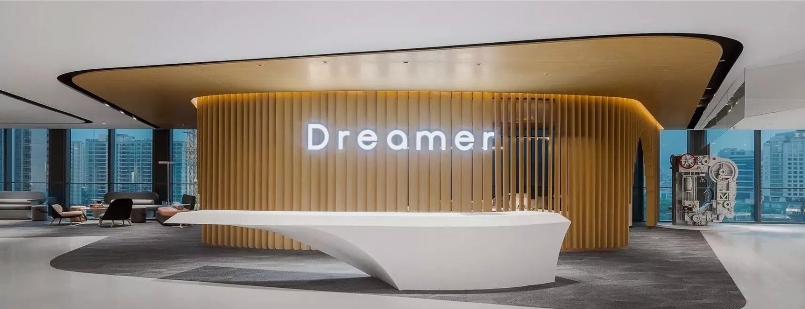 梦想发动机——现代简约风办公空间设计  置美优合-4