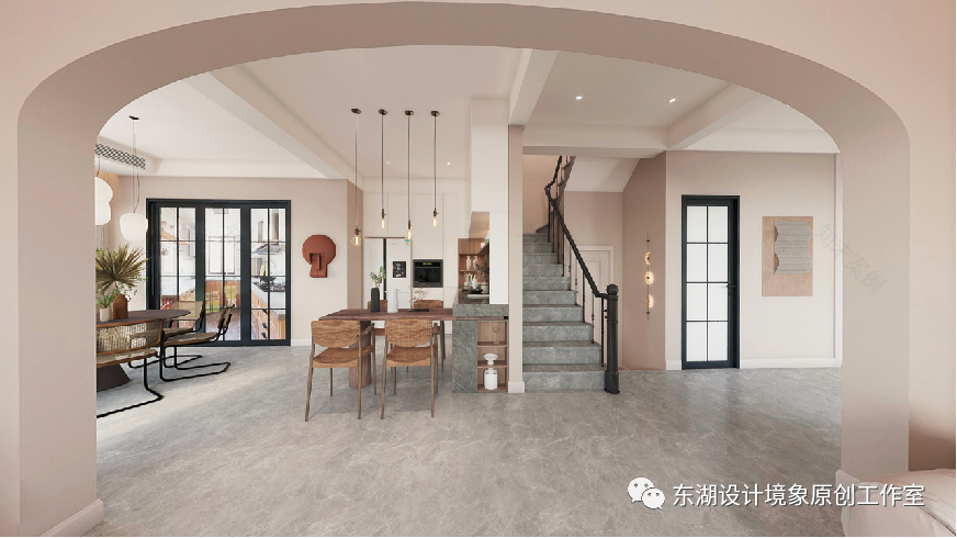 红莲湖现代侘寂风住宅丨东湖设计境象原创工作室-12
