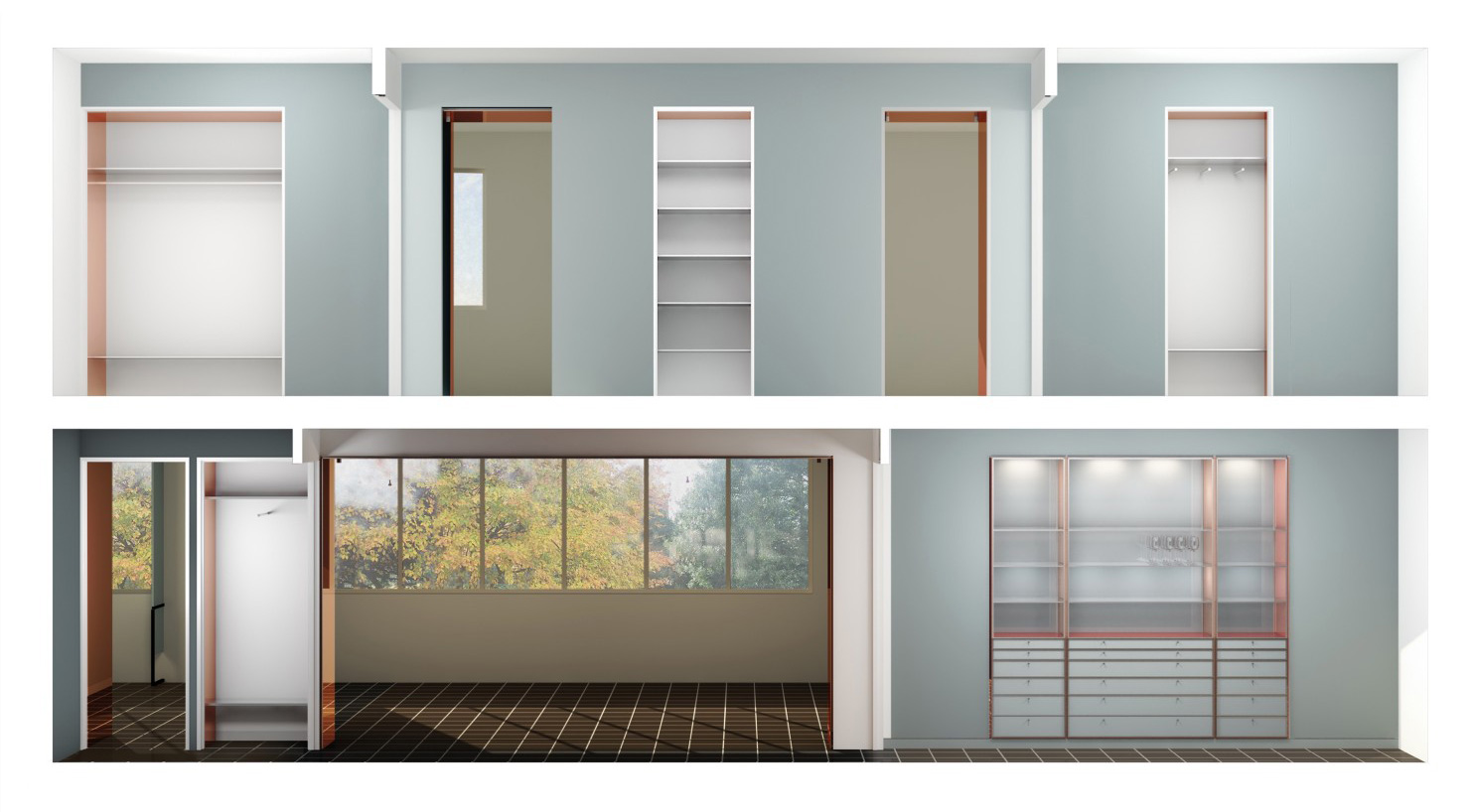 伦敦“海盖特高地 II”现代主义公寓翻新-46