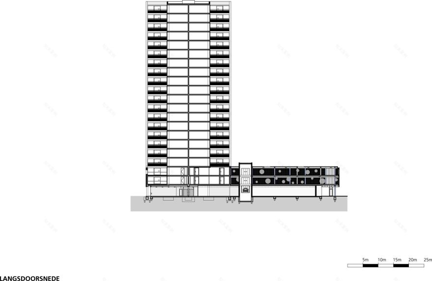 荷兰 Groningen 市 De Rokade 住宅大楼——老年公寓与护理院的巧妙融合-39