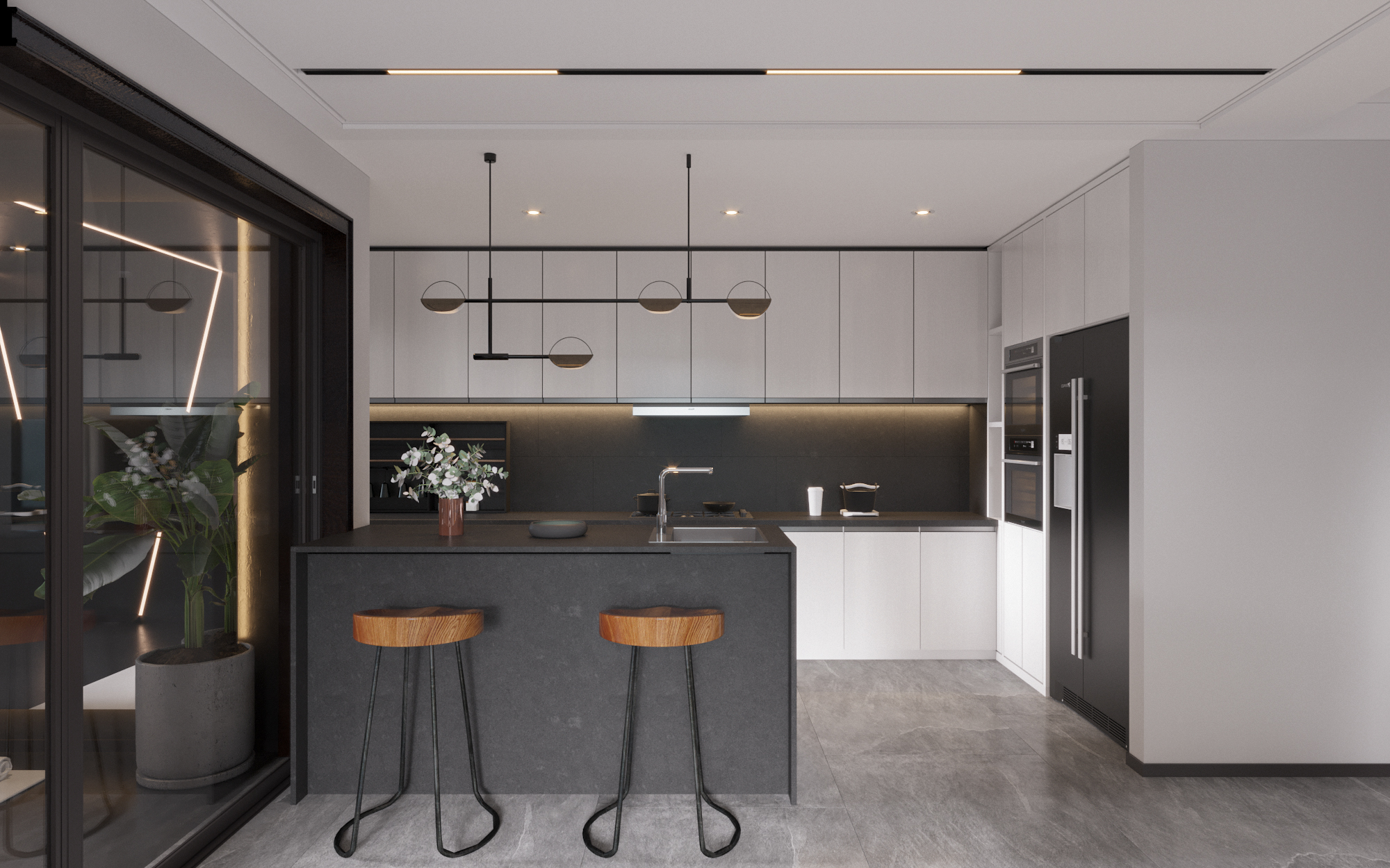 贵州凯里现代中式雅居，传统元素与时尚空间的完美融合-14