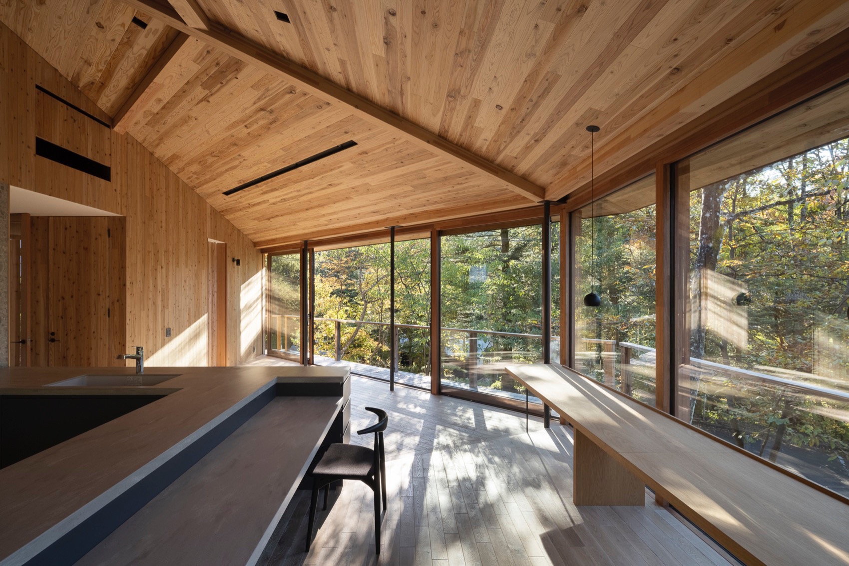 轻井泽山居丨日本长野丨Naoi Architecture-22