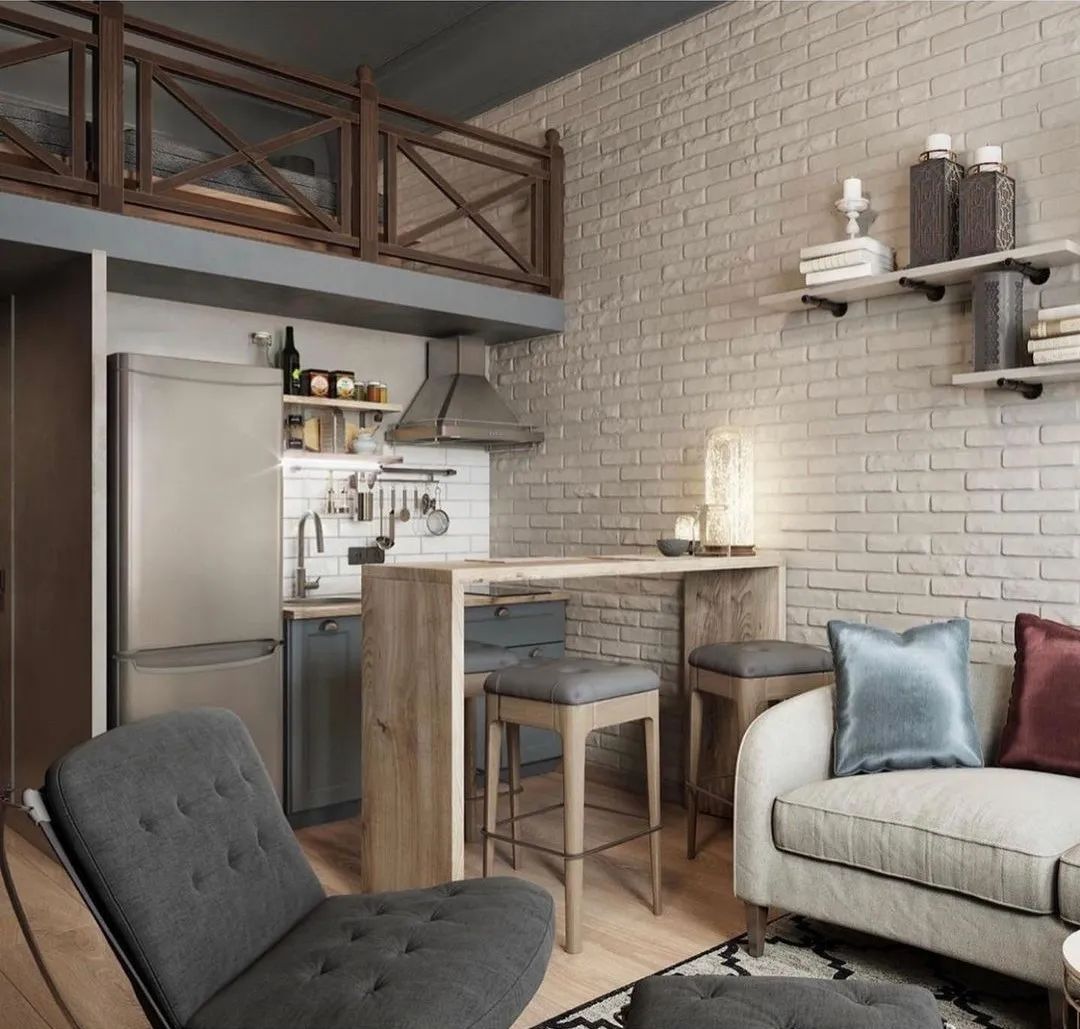 25㎡带夹层的小宅空间设计丨Studeco Design-7