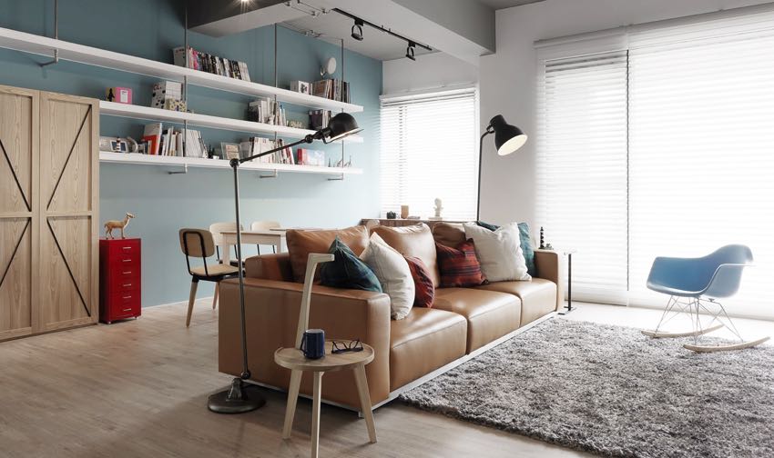 台中 40 坪工业北欧混搭风新婚宅，打造自然采光与个性空间-4